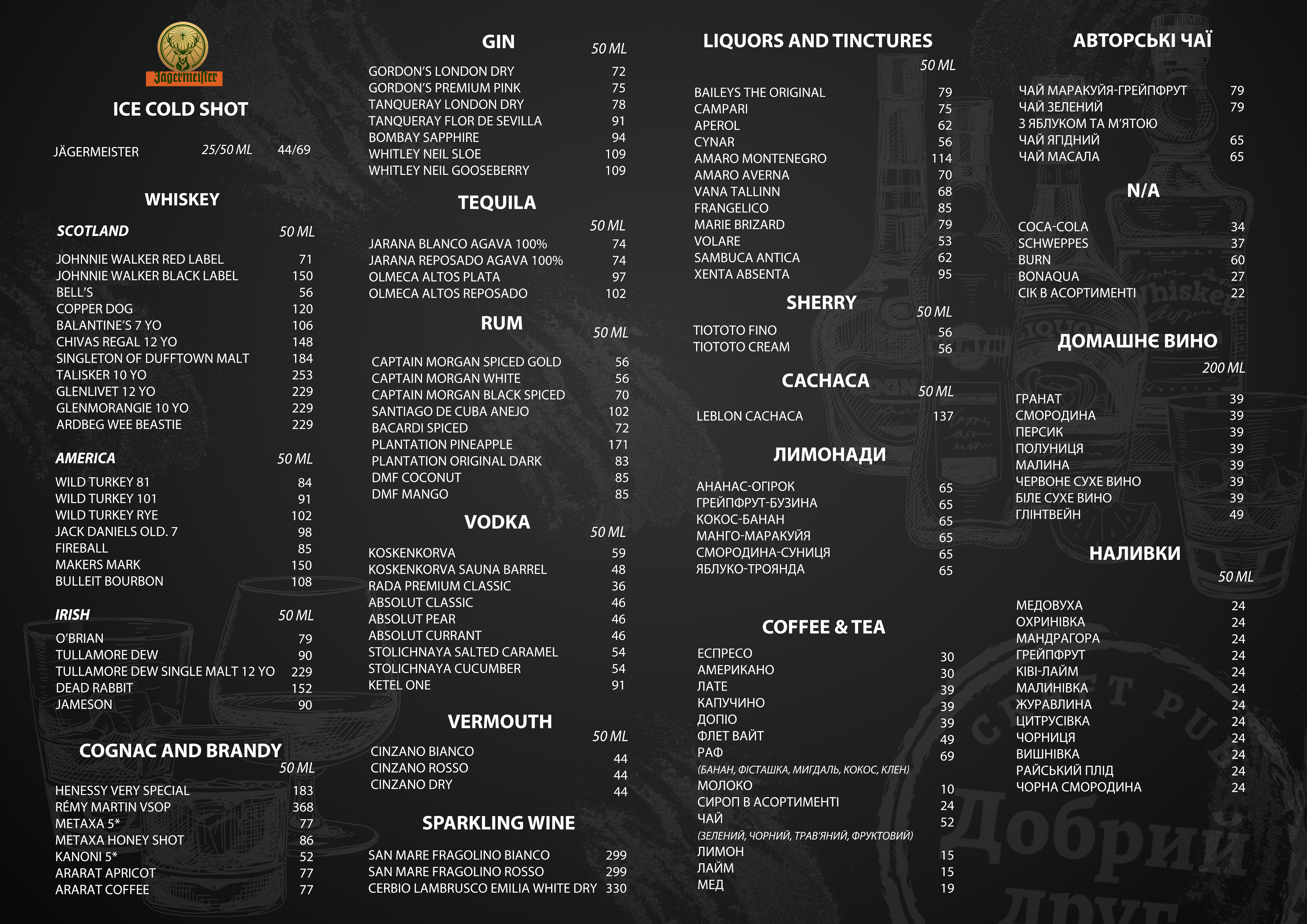 Добрий Друг на площі Ринок паб Львів pub Lviv menu 5
