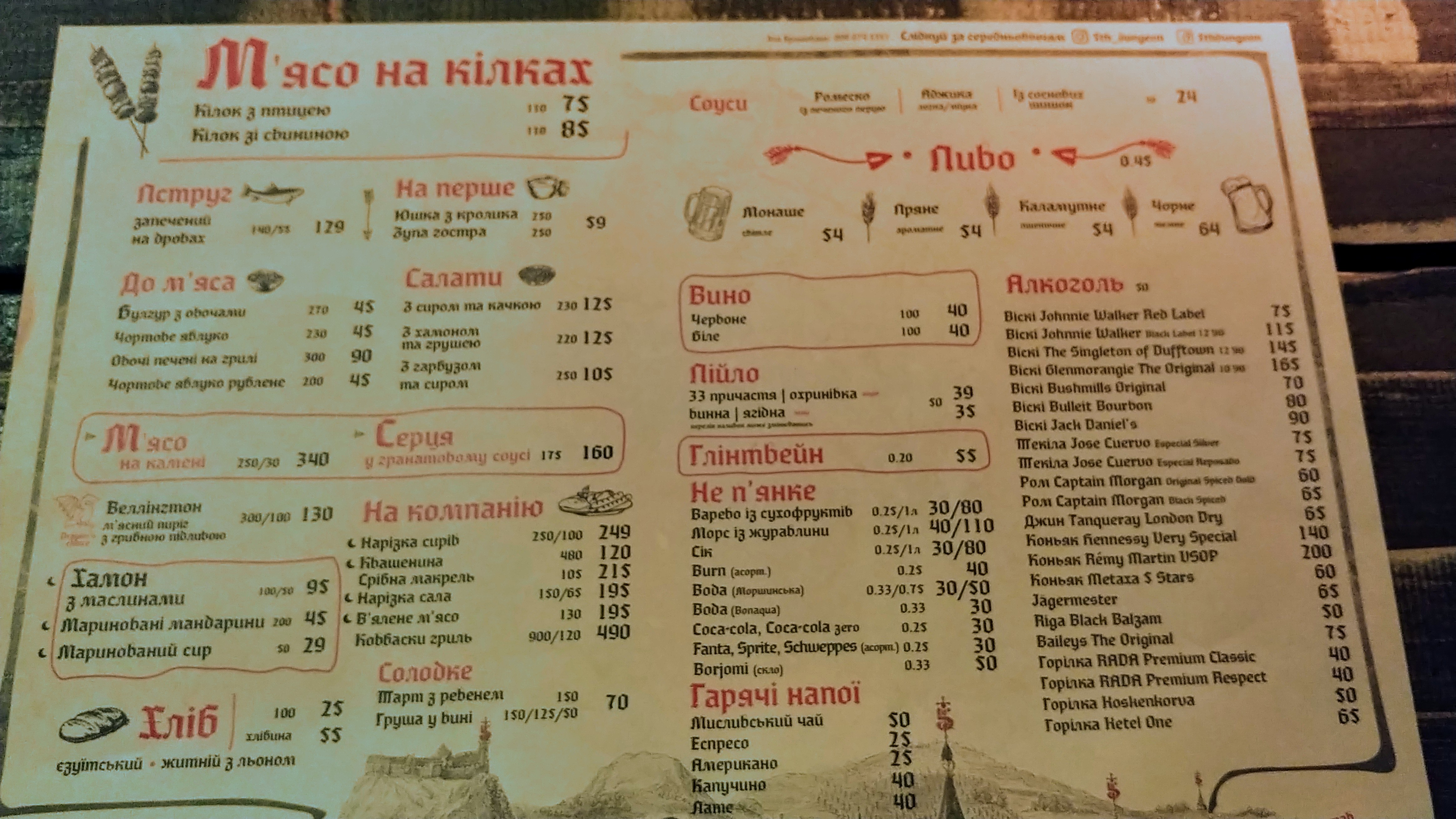 5-Te Pidzemellya menu 6