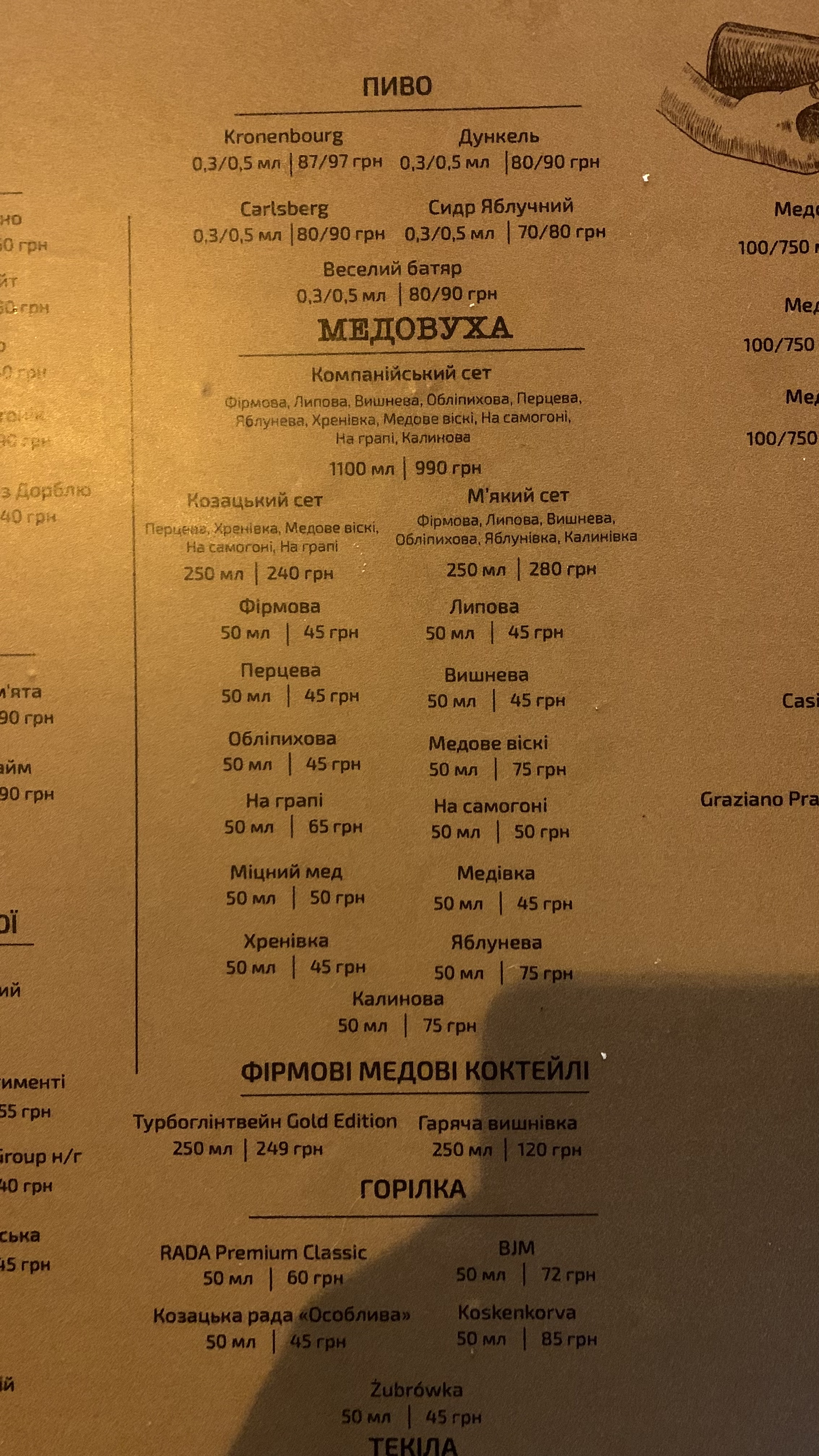 Medivnya 1979 menu 7