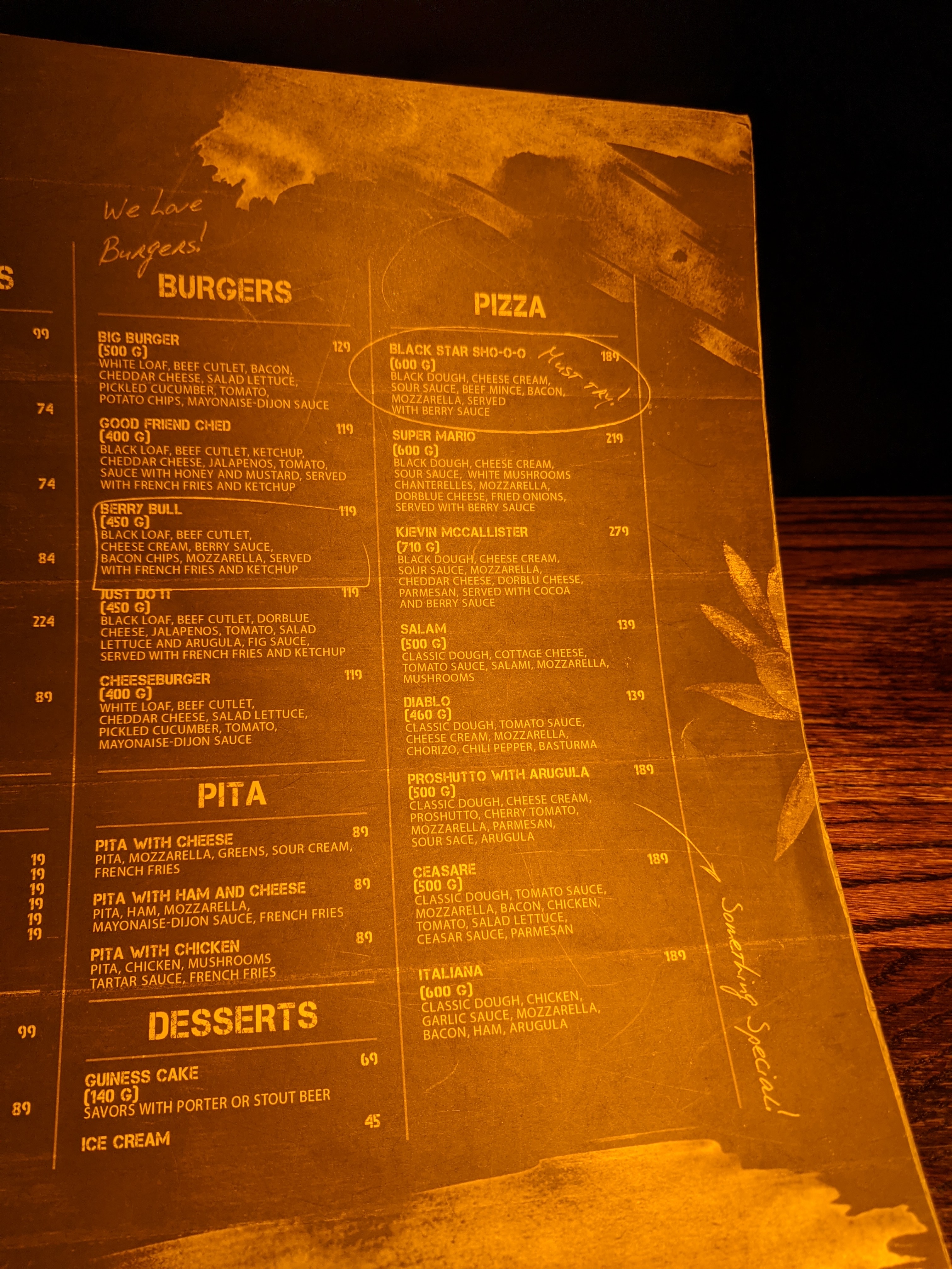Good Friend menu 5