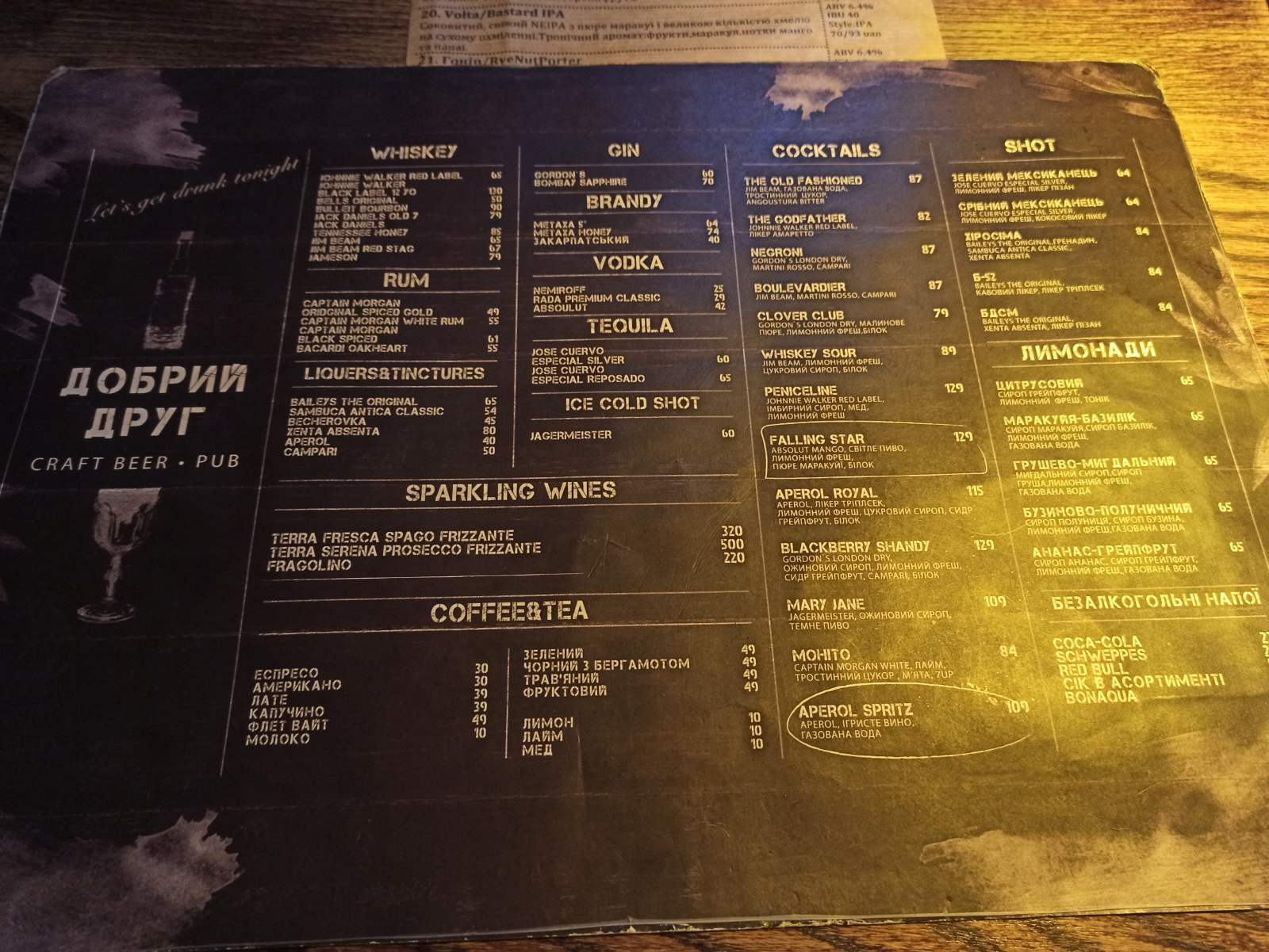Good Friend menu 6