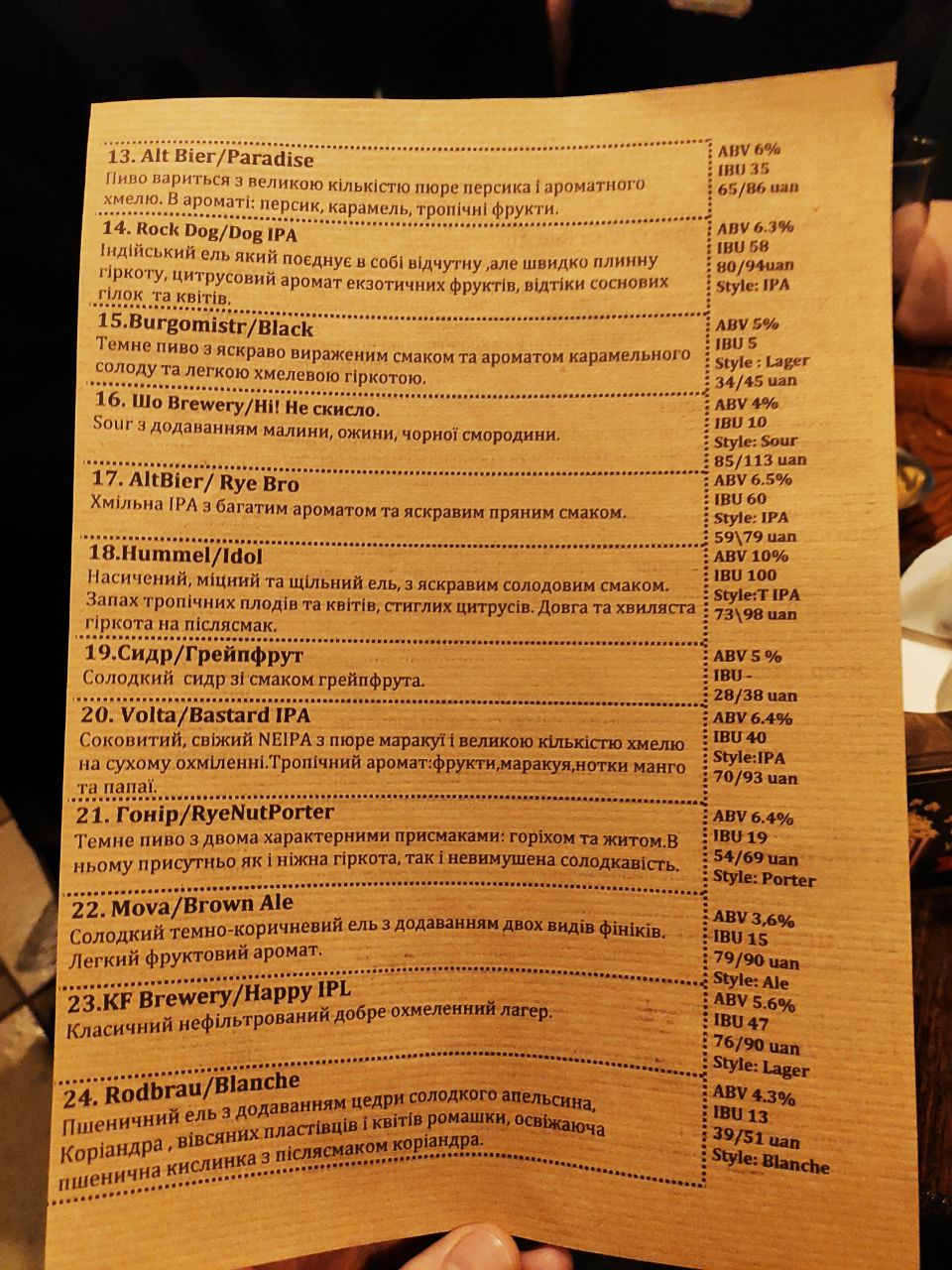 Good Friend menu 7