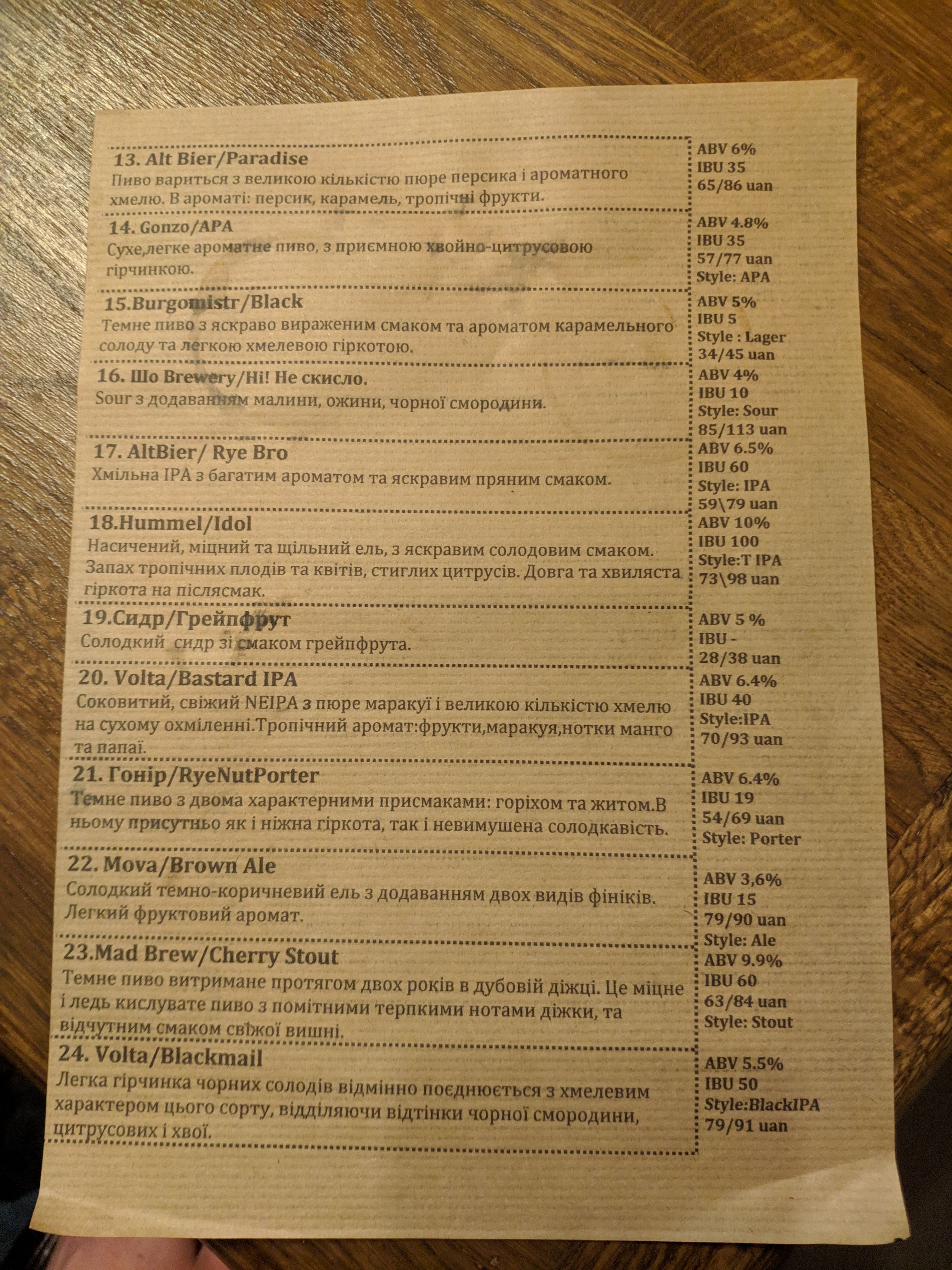 Good Friend menu 12