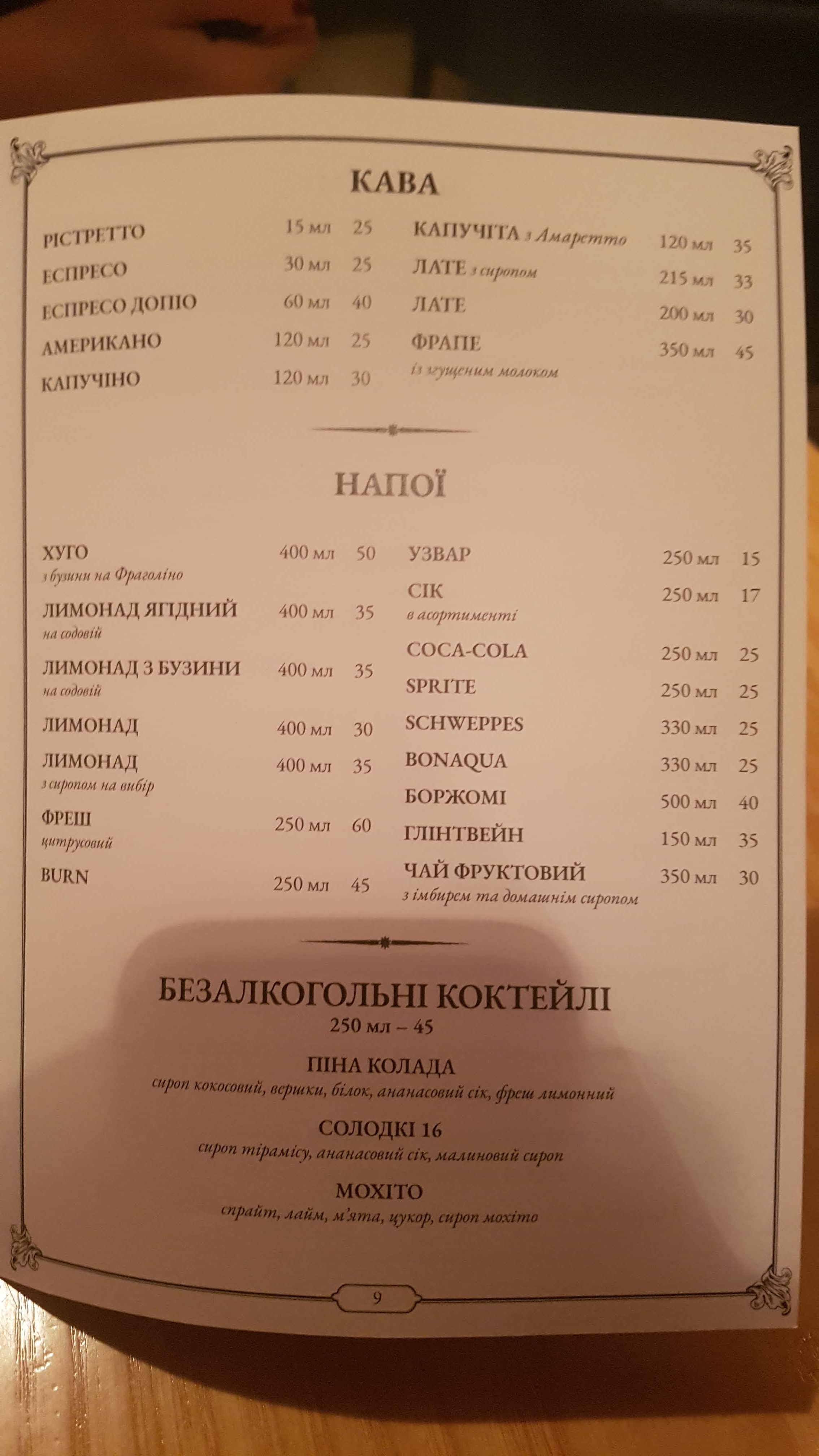 Bunkermuz menu 7