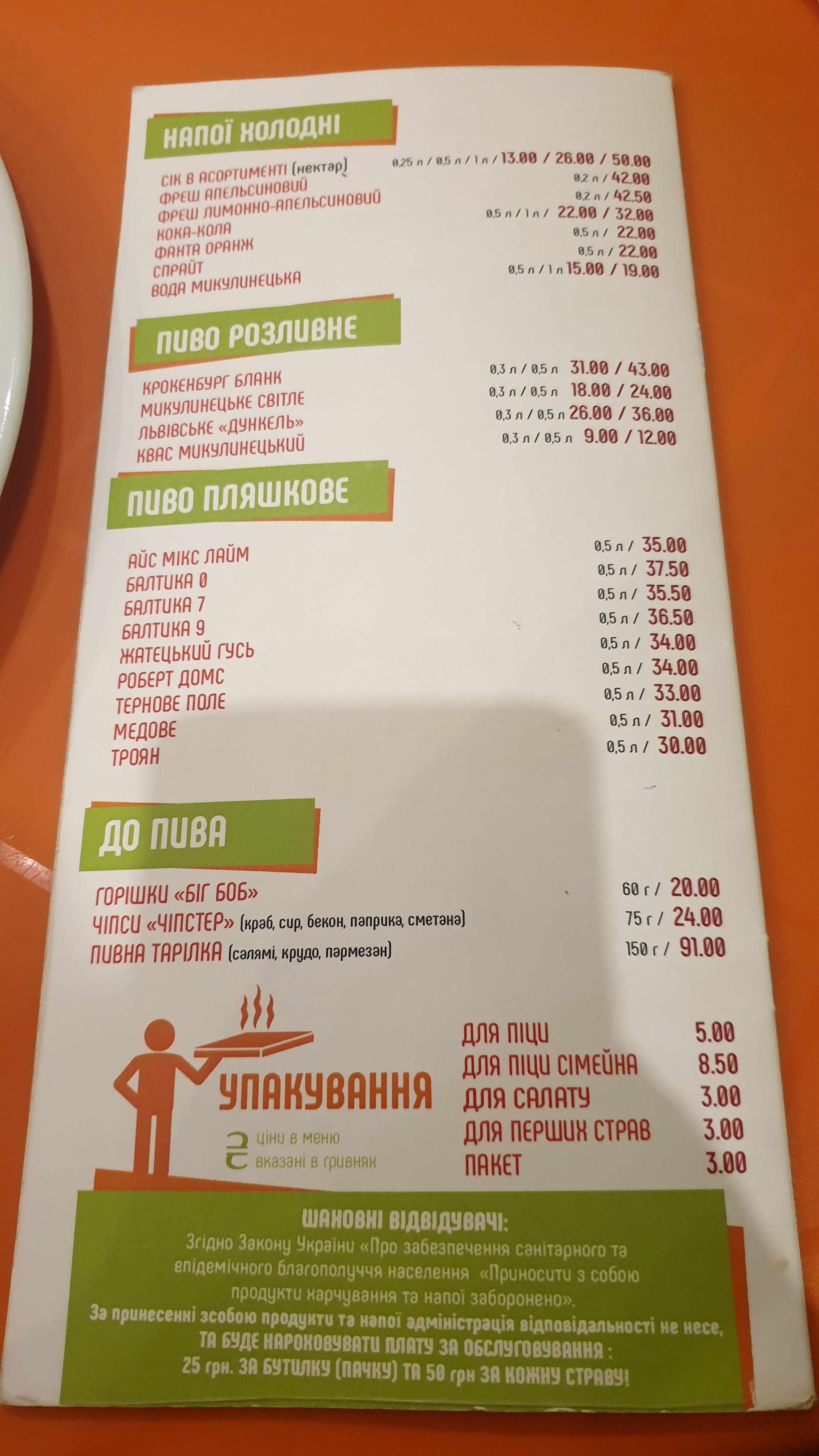 Pizzeria Sorrento menu 6