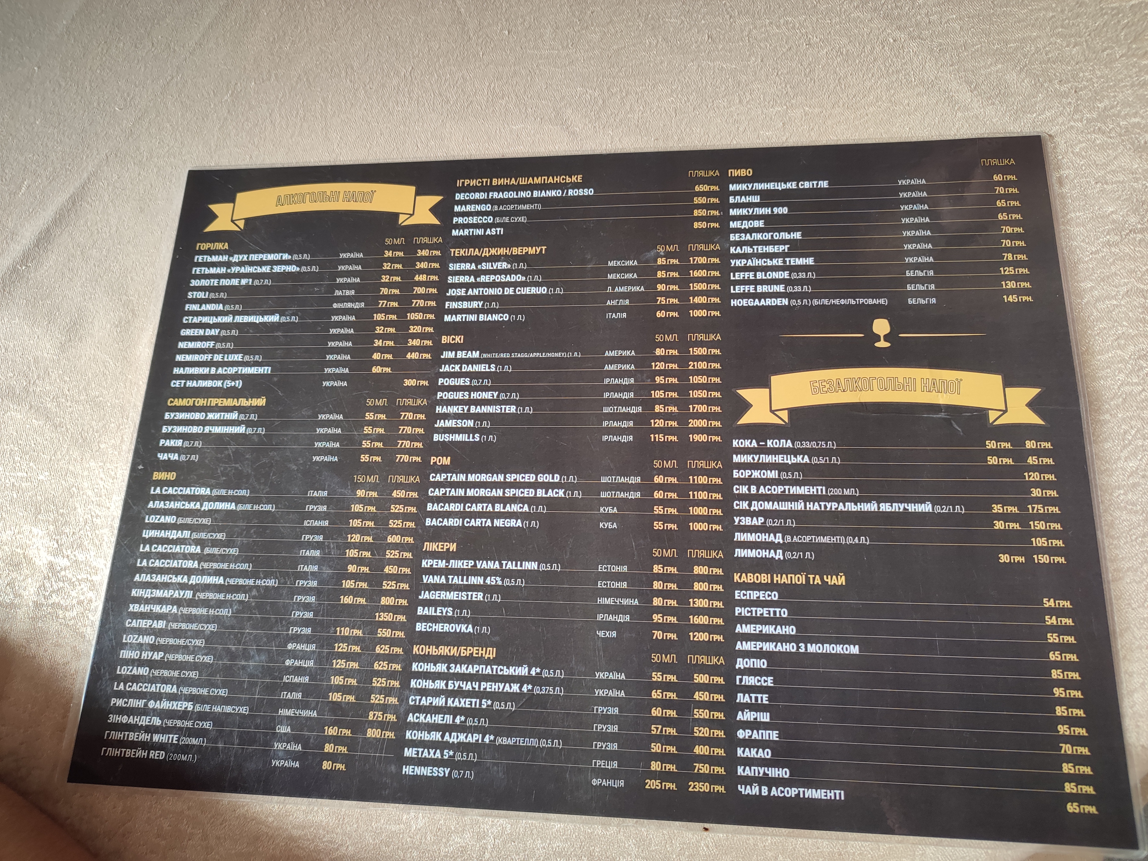 Restoran Pansʹka Sadyba menu 2