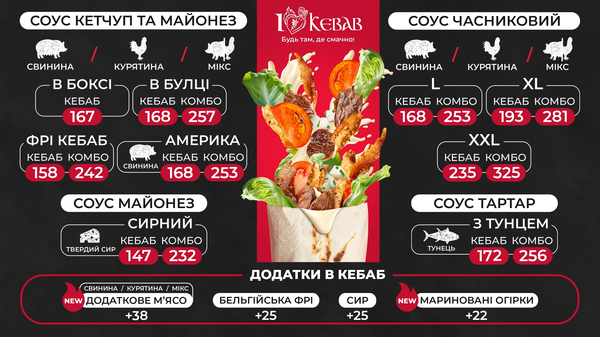 I Love Kebab menu 3