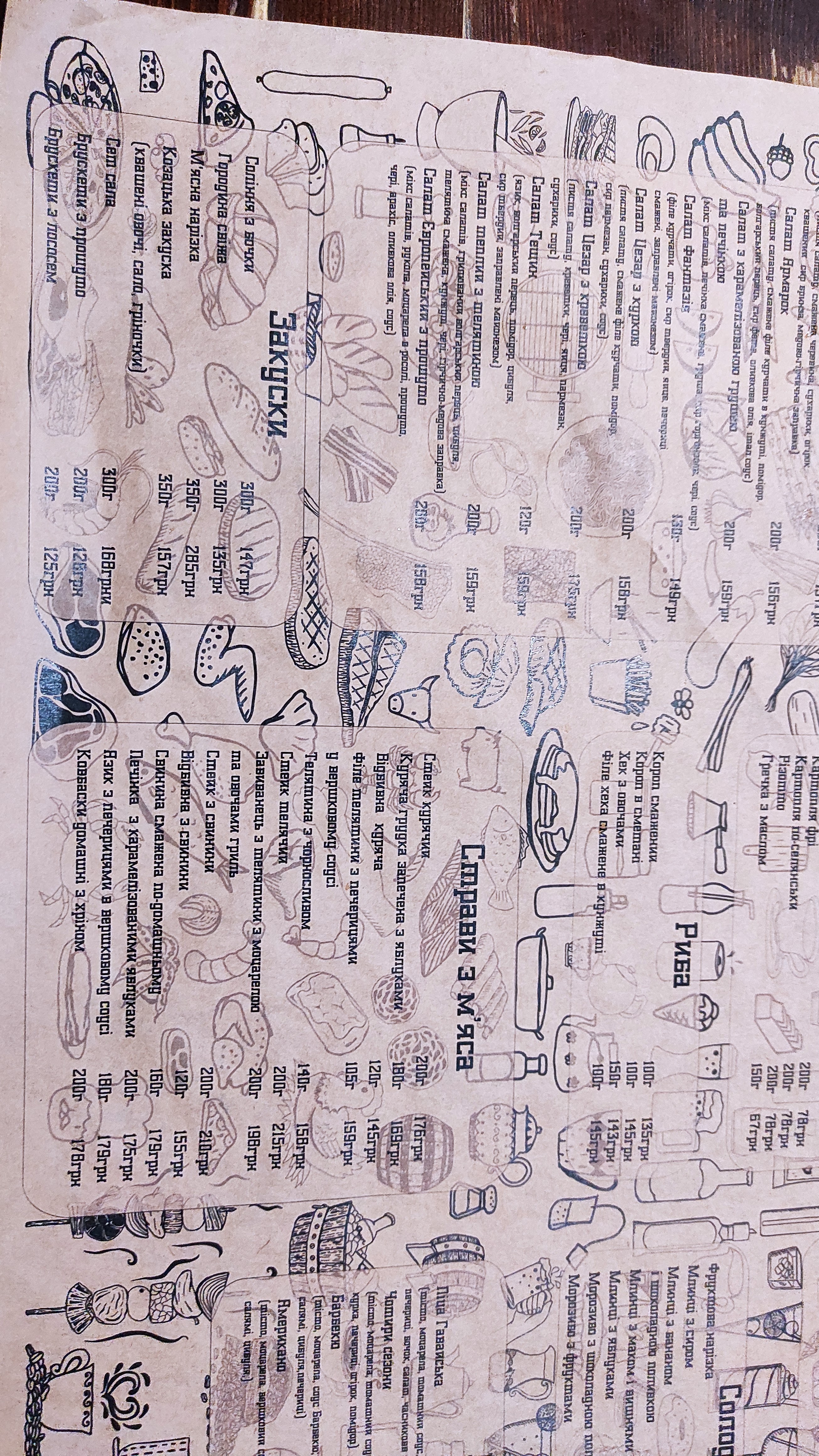 Kurinʹ menu 3