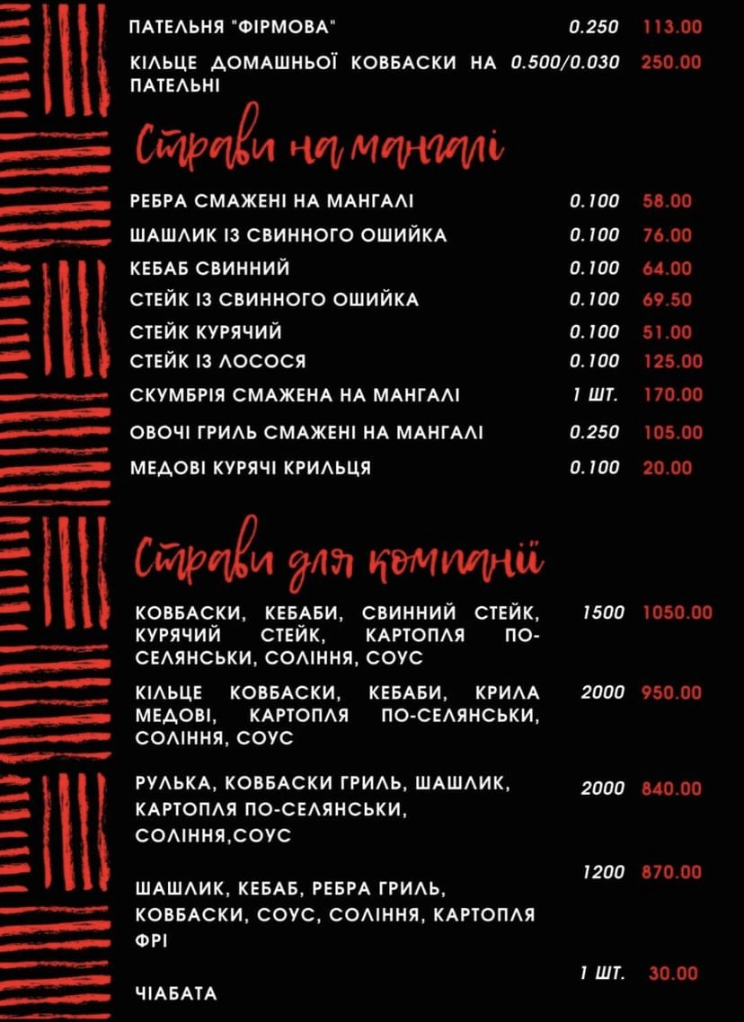 Meat Studio Пательня menu 1