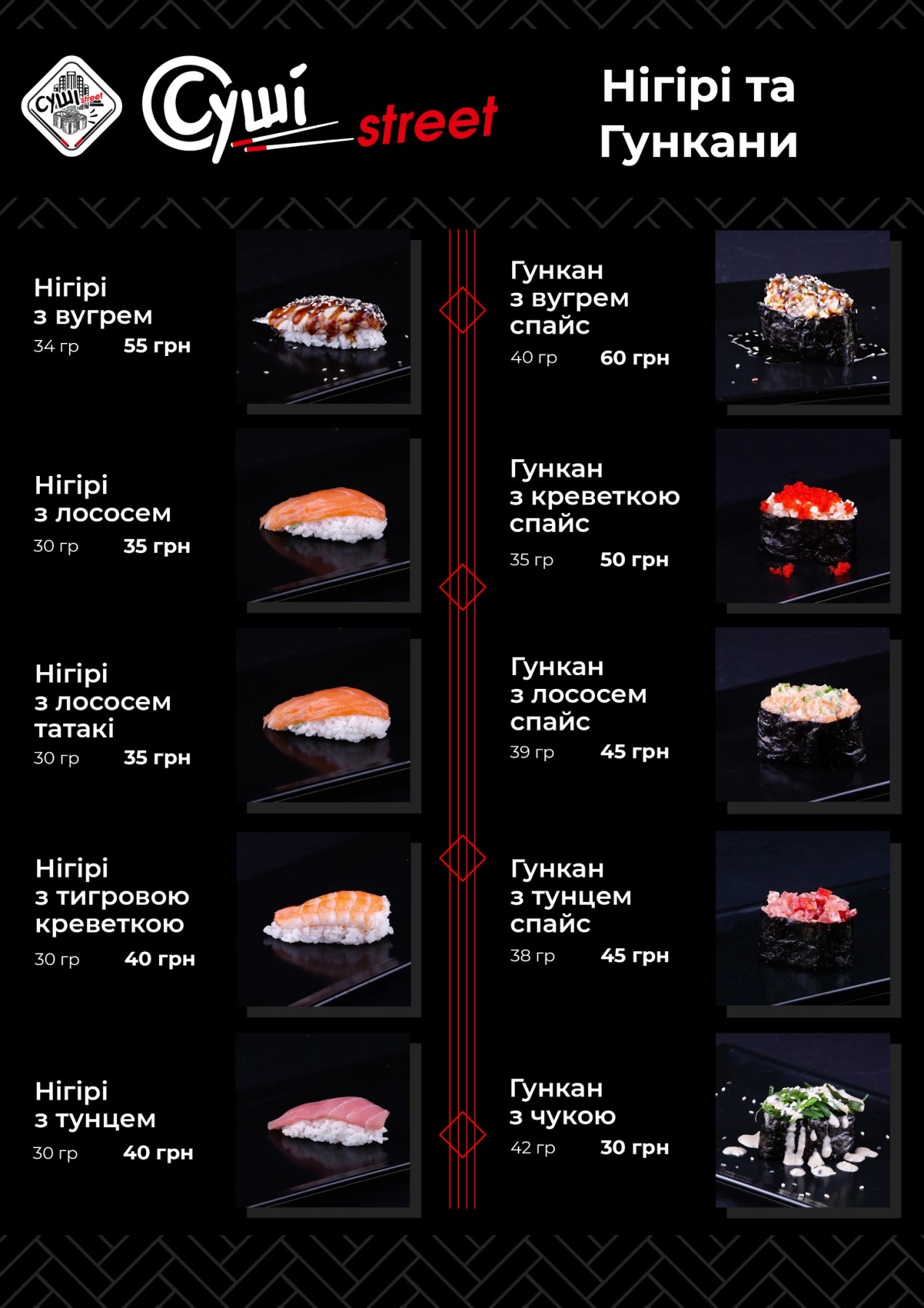 Sushi Street Здолбунів menu 7