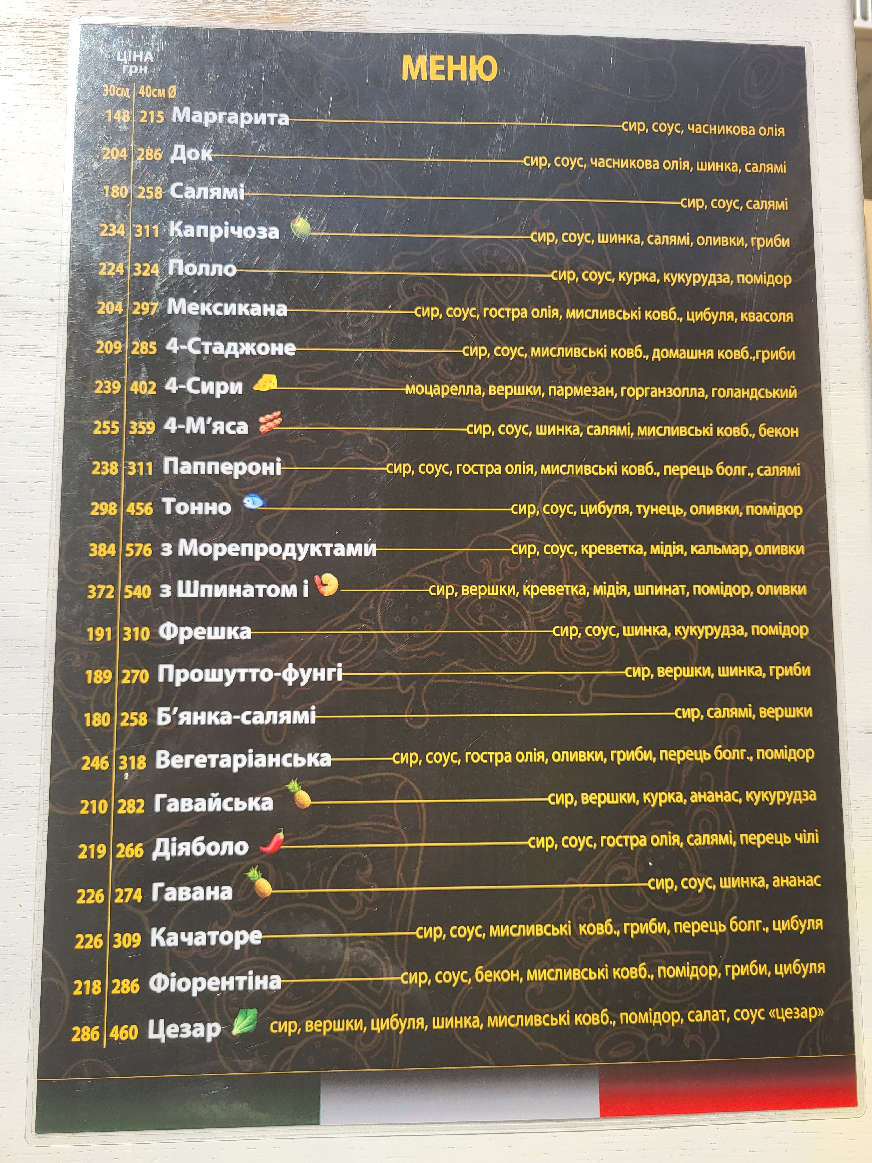 Antica menu 7