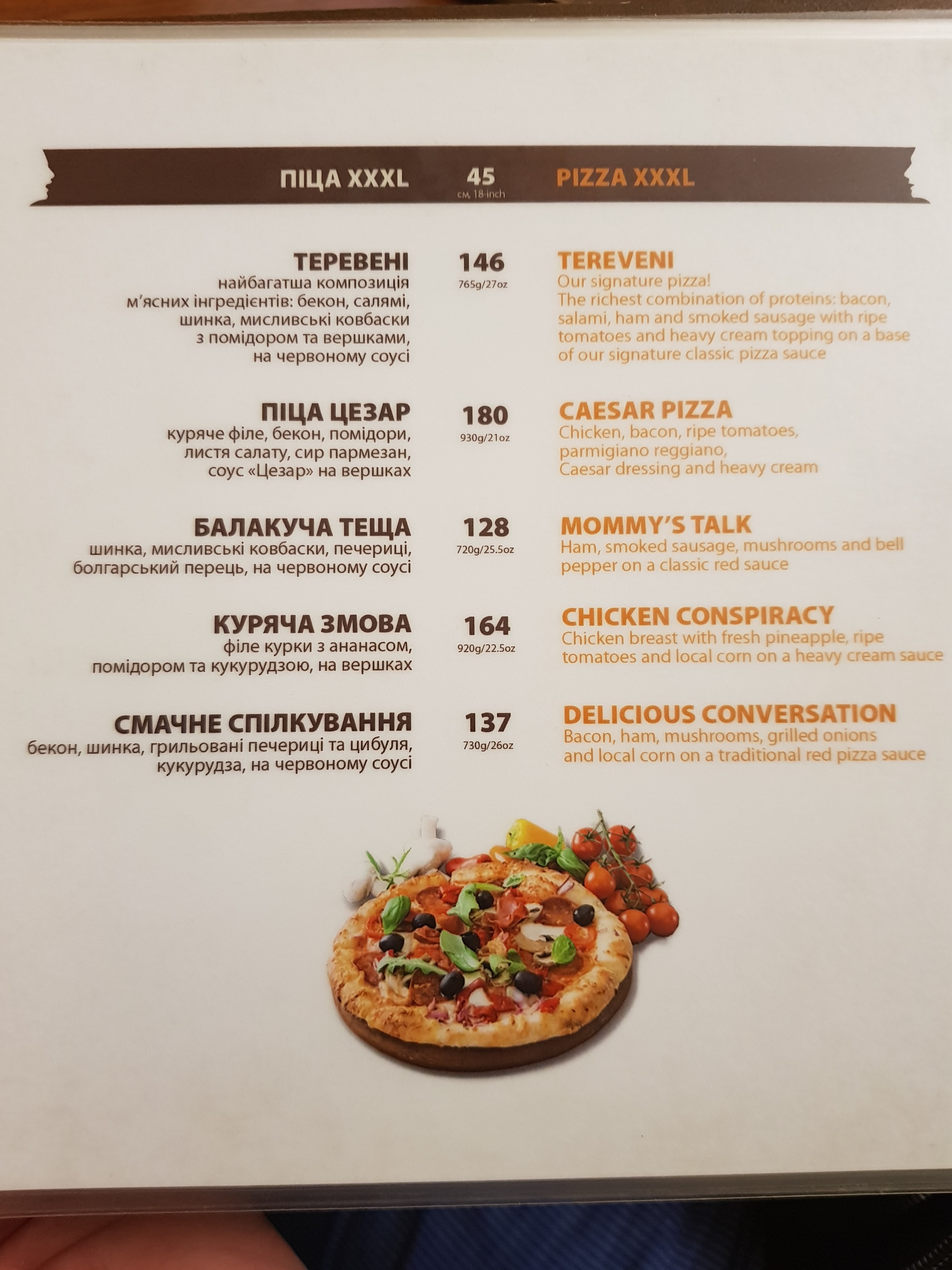 Tereveni menu 5