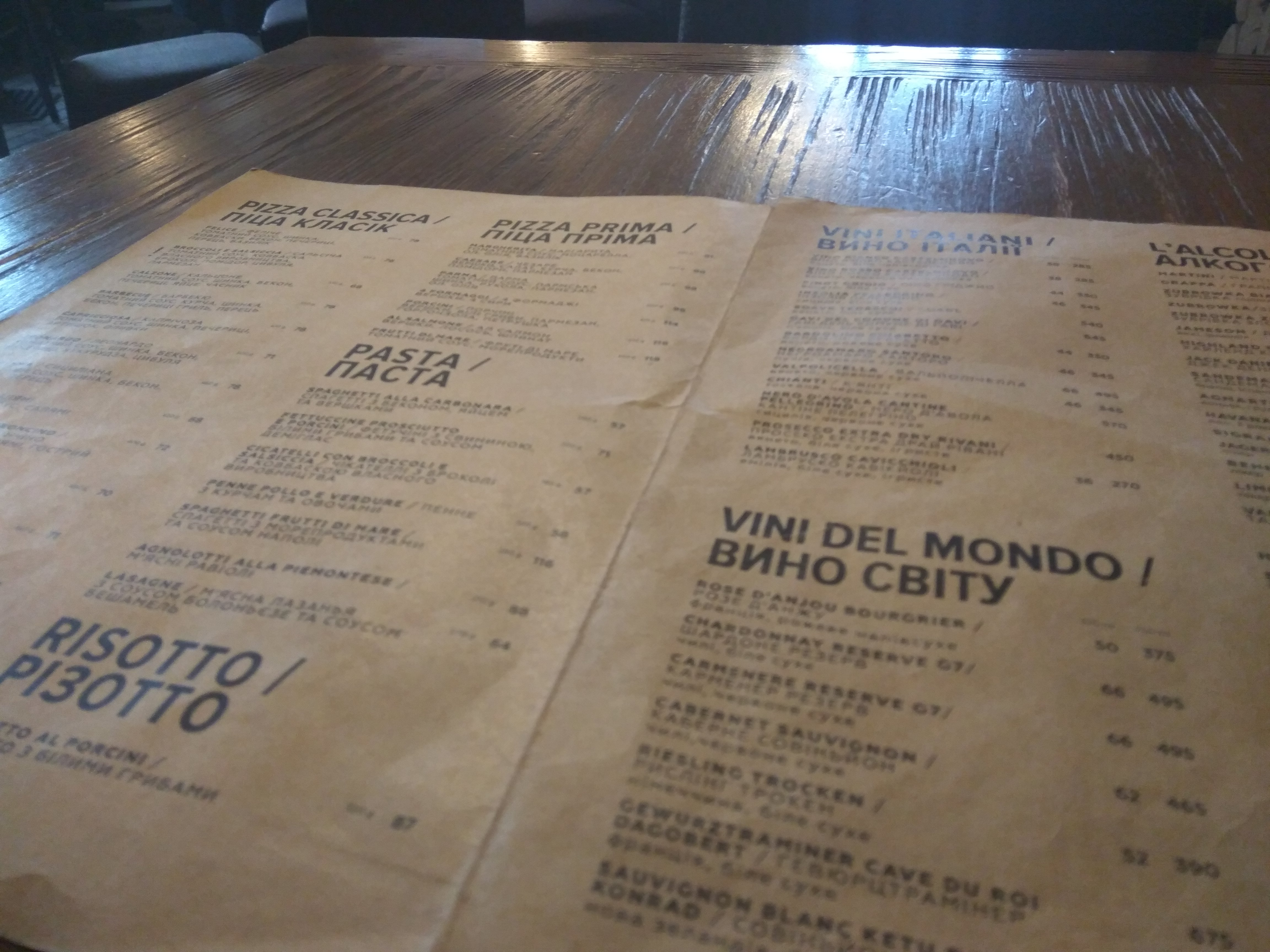 Felicita menu 8