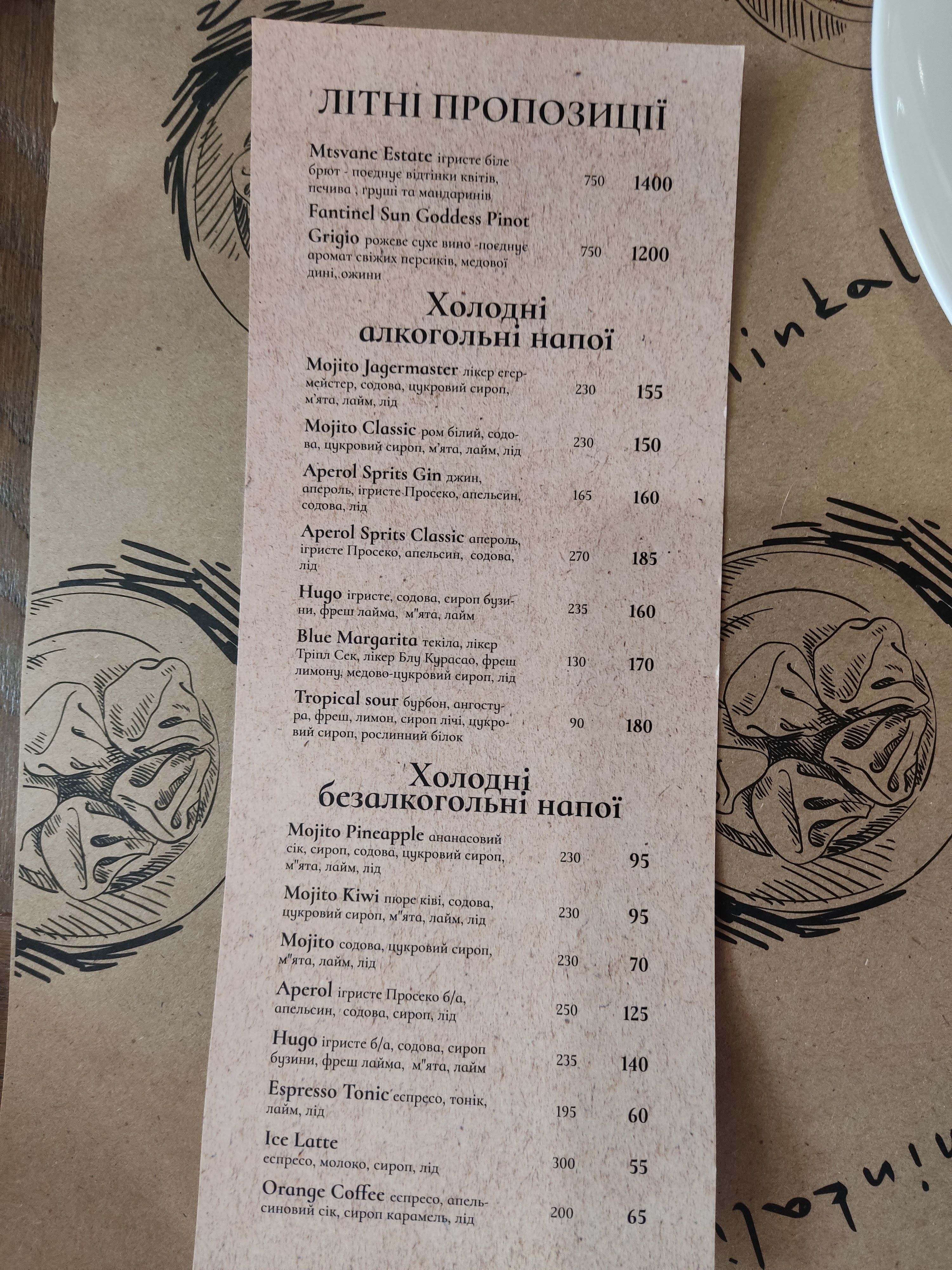 Kinza menu 10