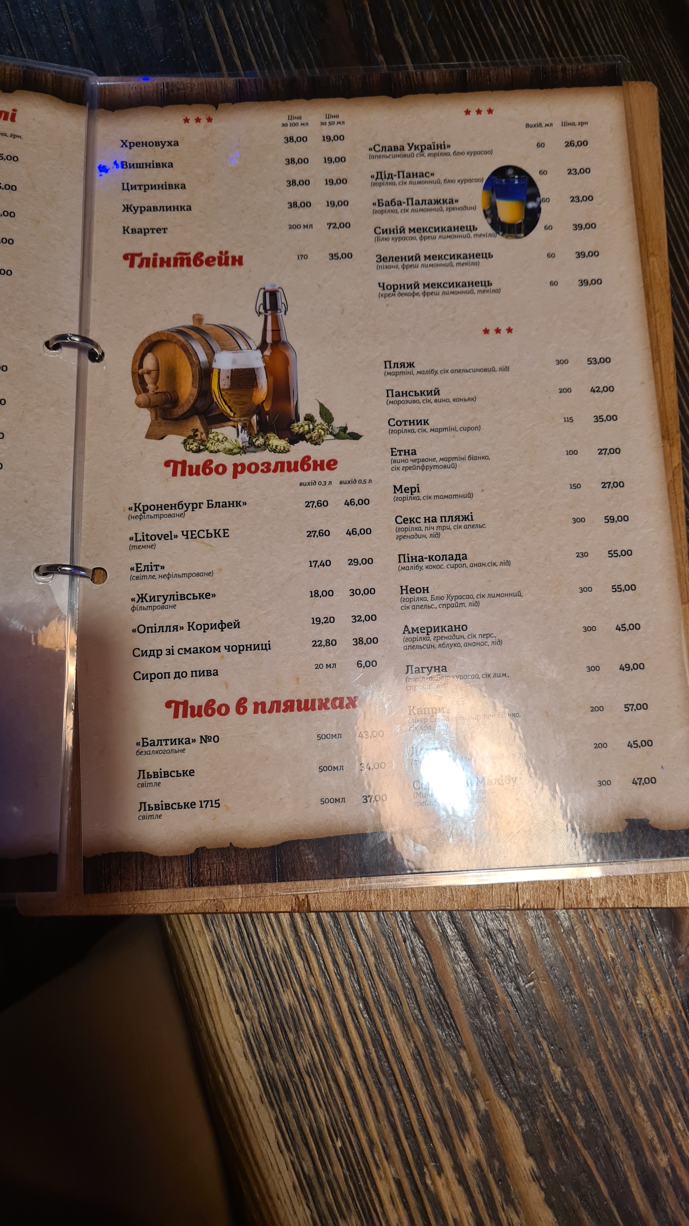 Pan Khalyavsʹkyy menu 12