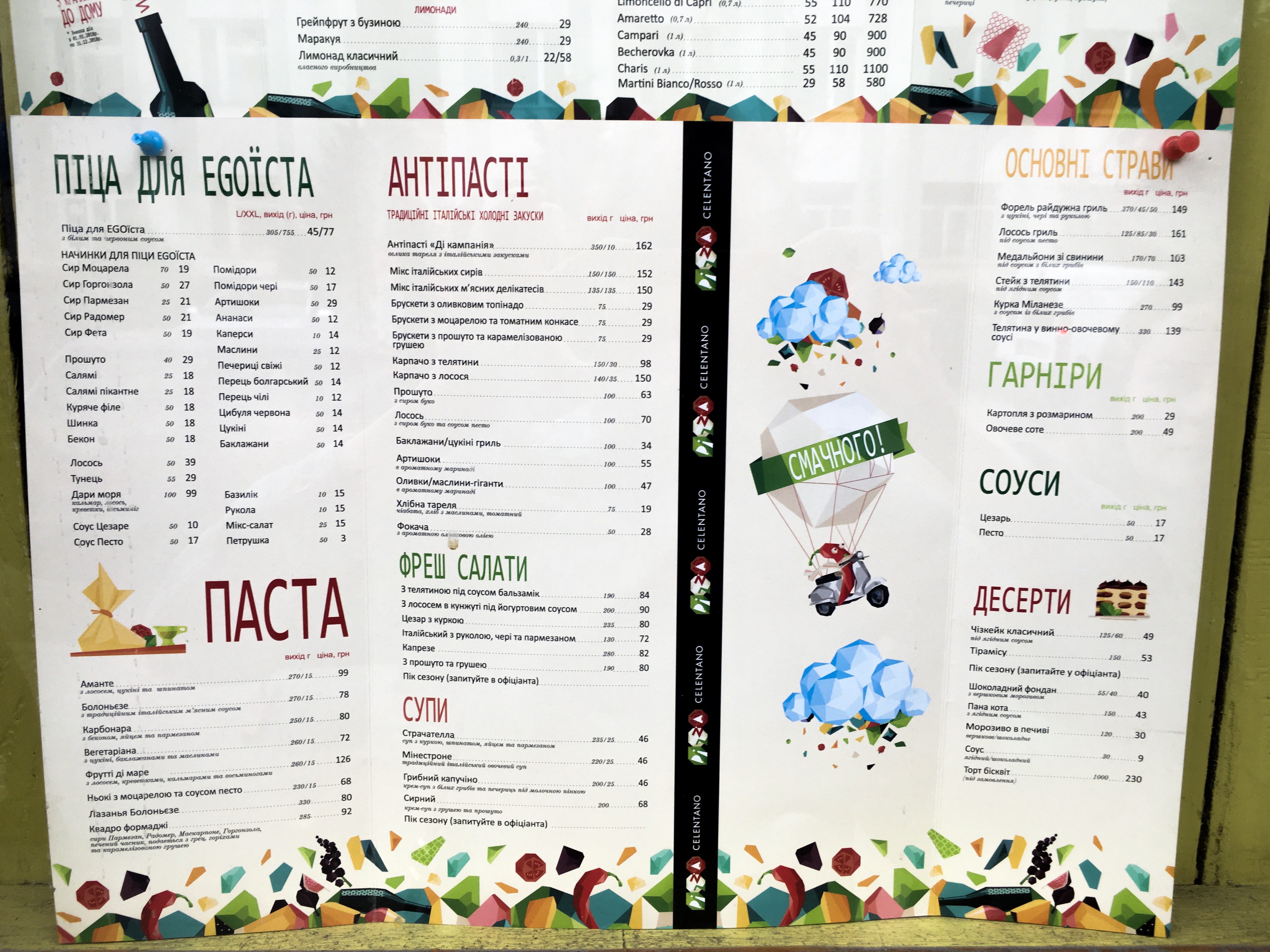 Pizza Celentano menu 6