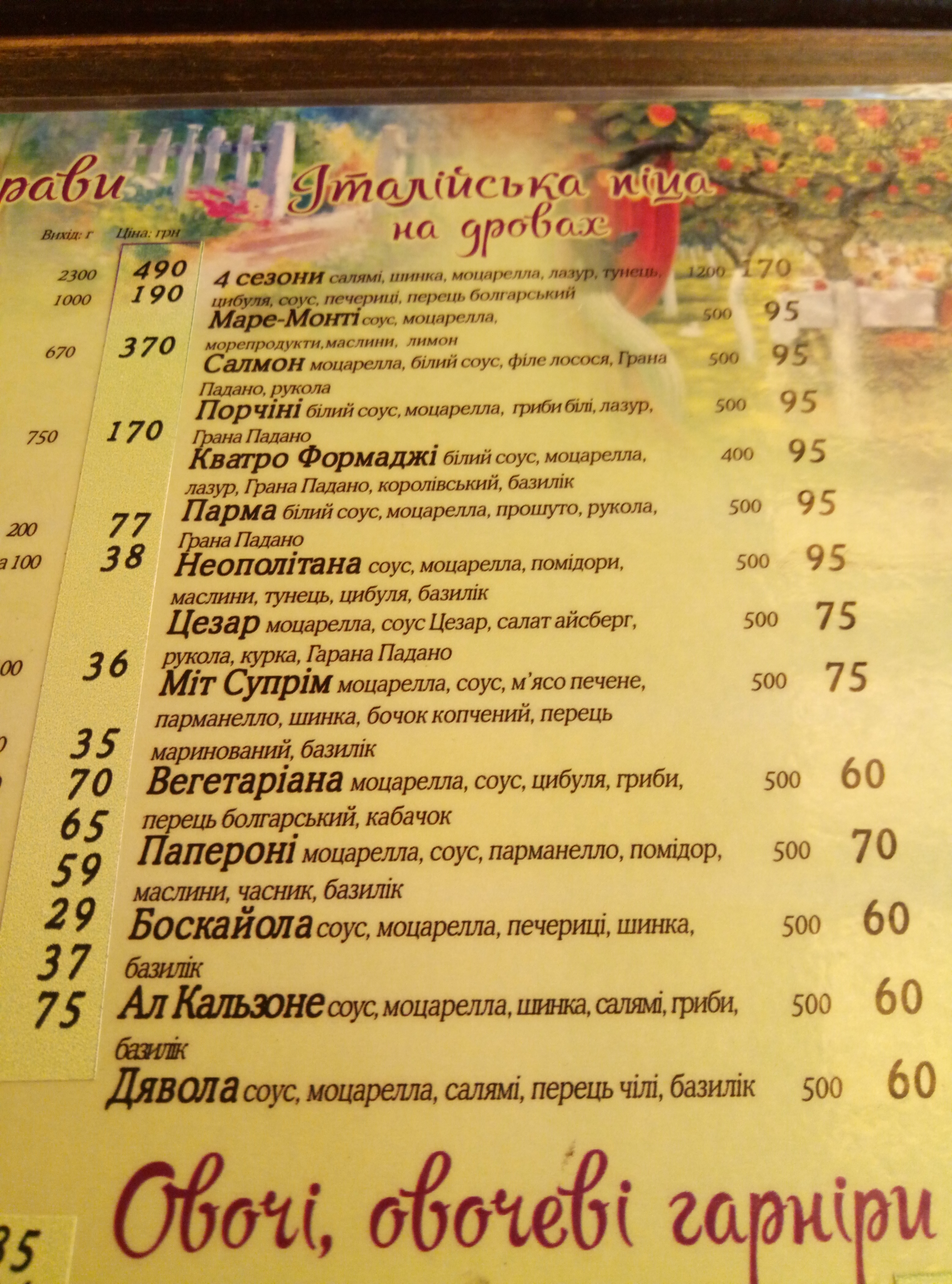 Park cafe menu 7