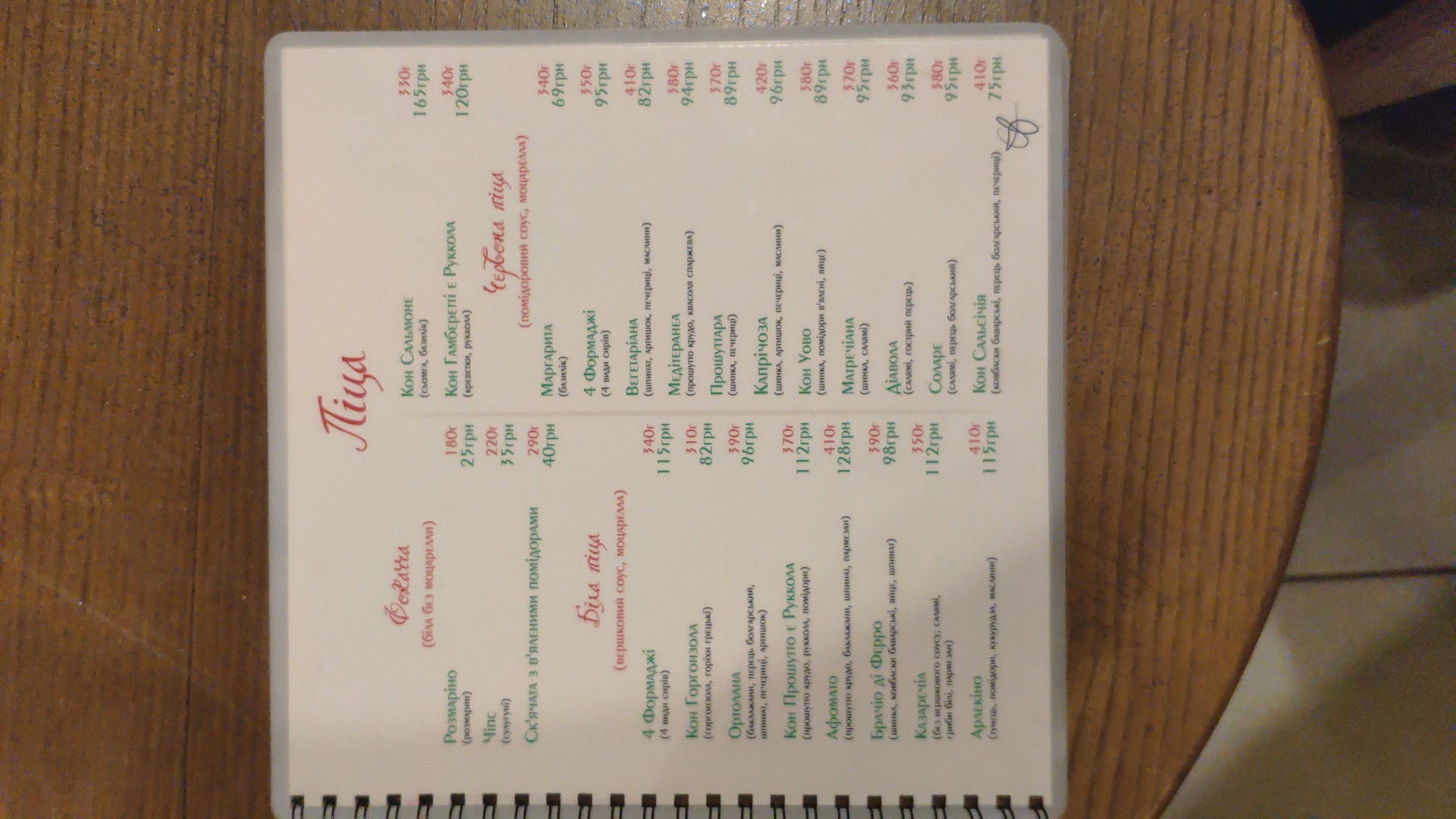 Na Hirtsi menu 6