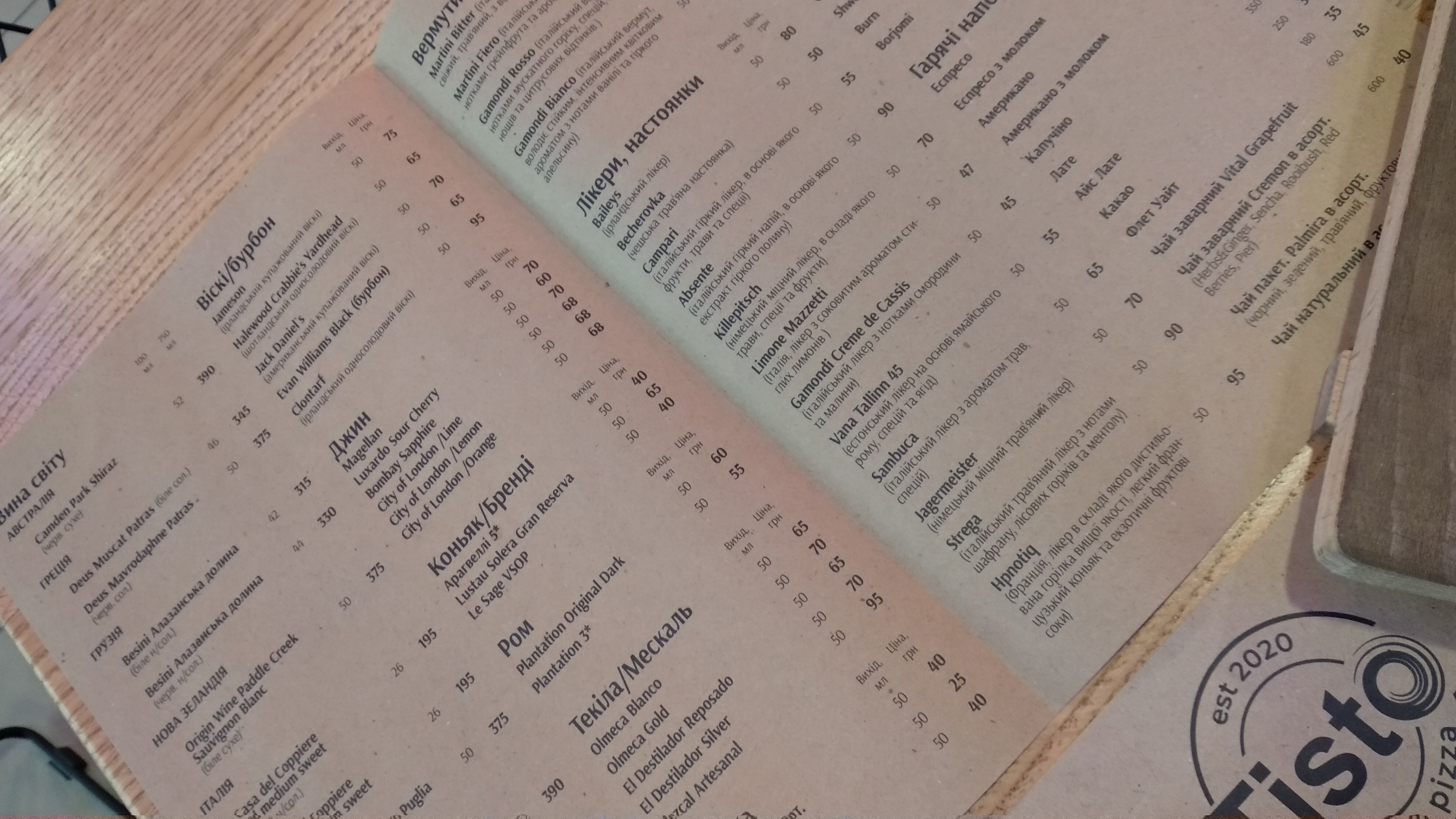 Tisto menu 9