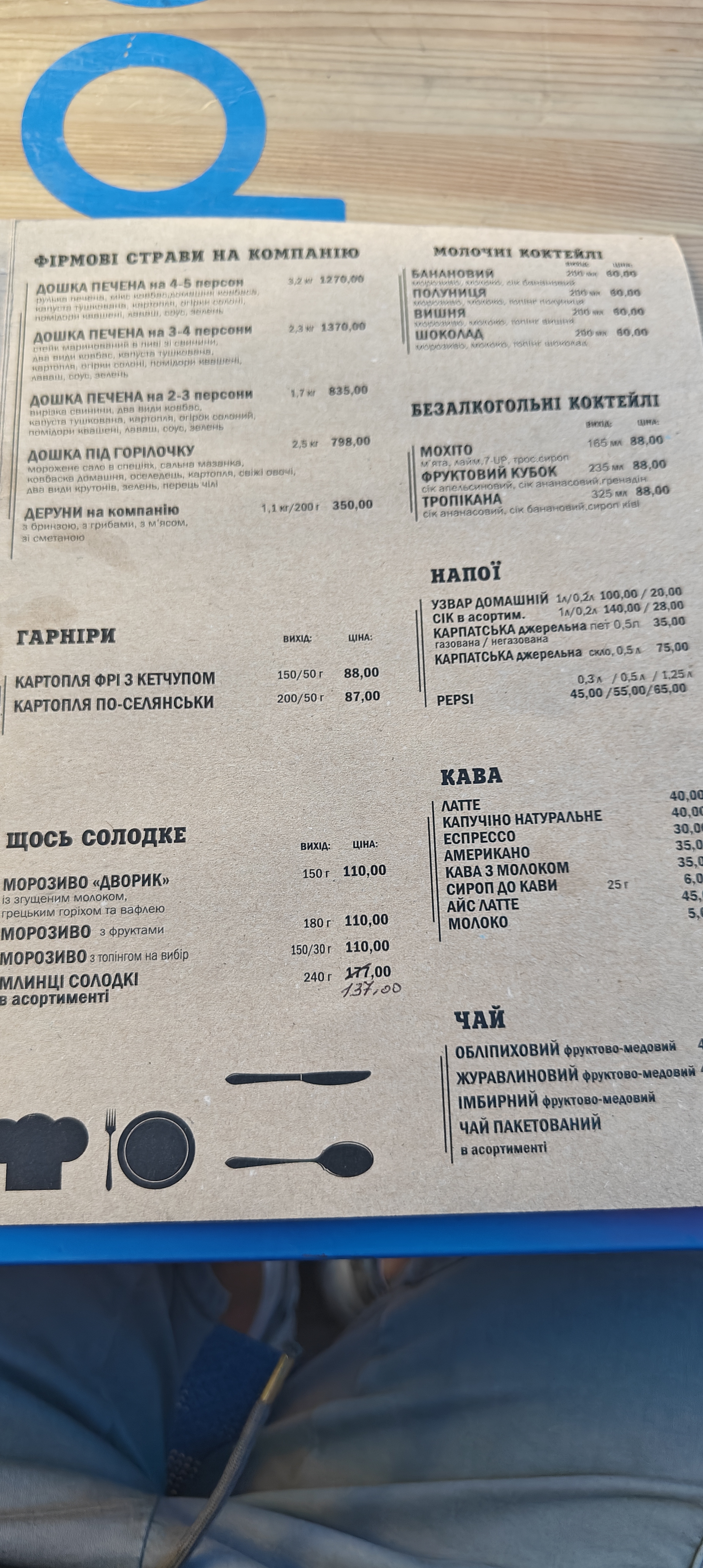 Dvoryk menu 5