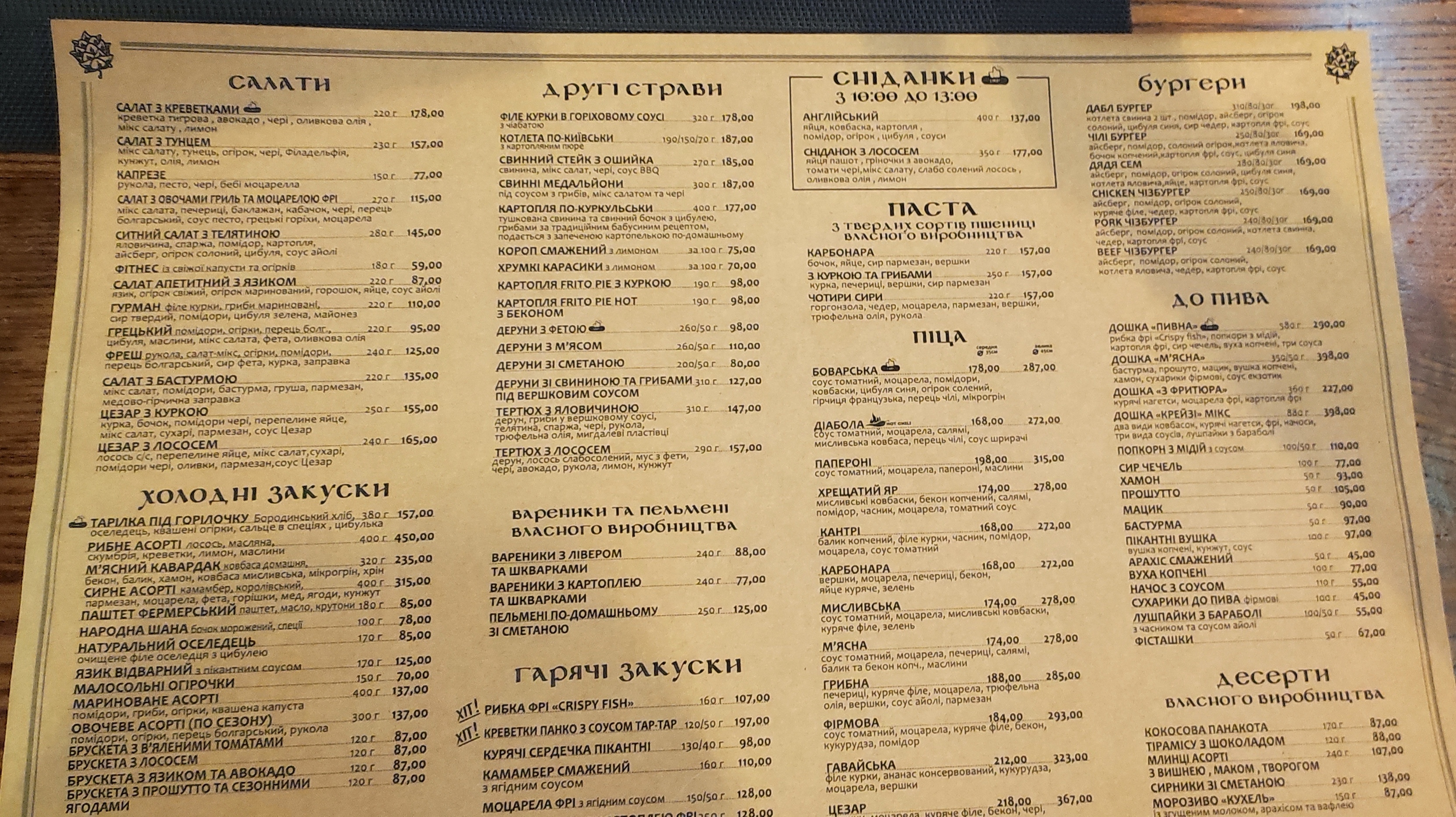 Kukhelʹ menu 1