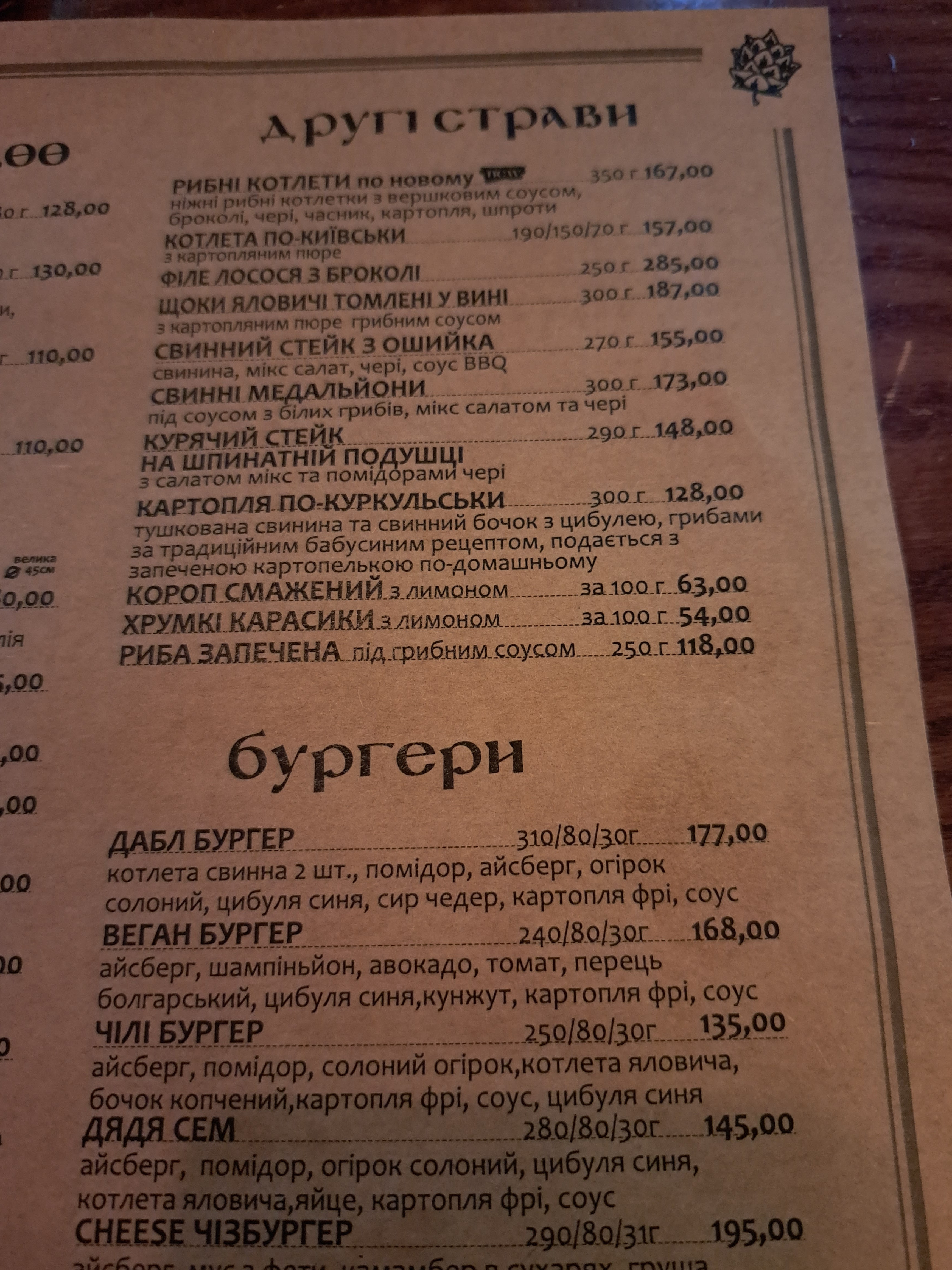 Kukhelʹ menu 4