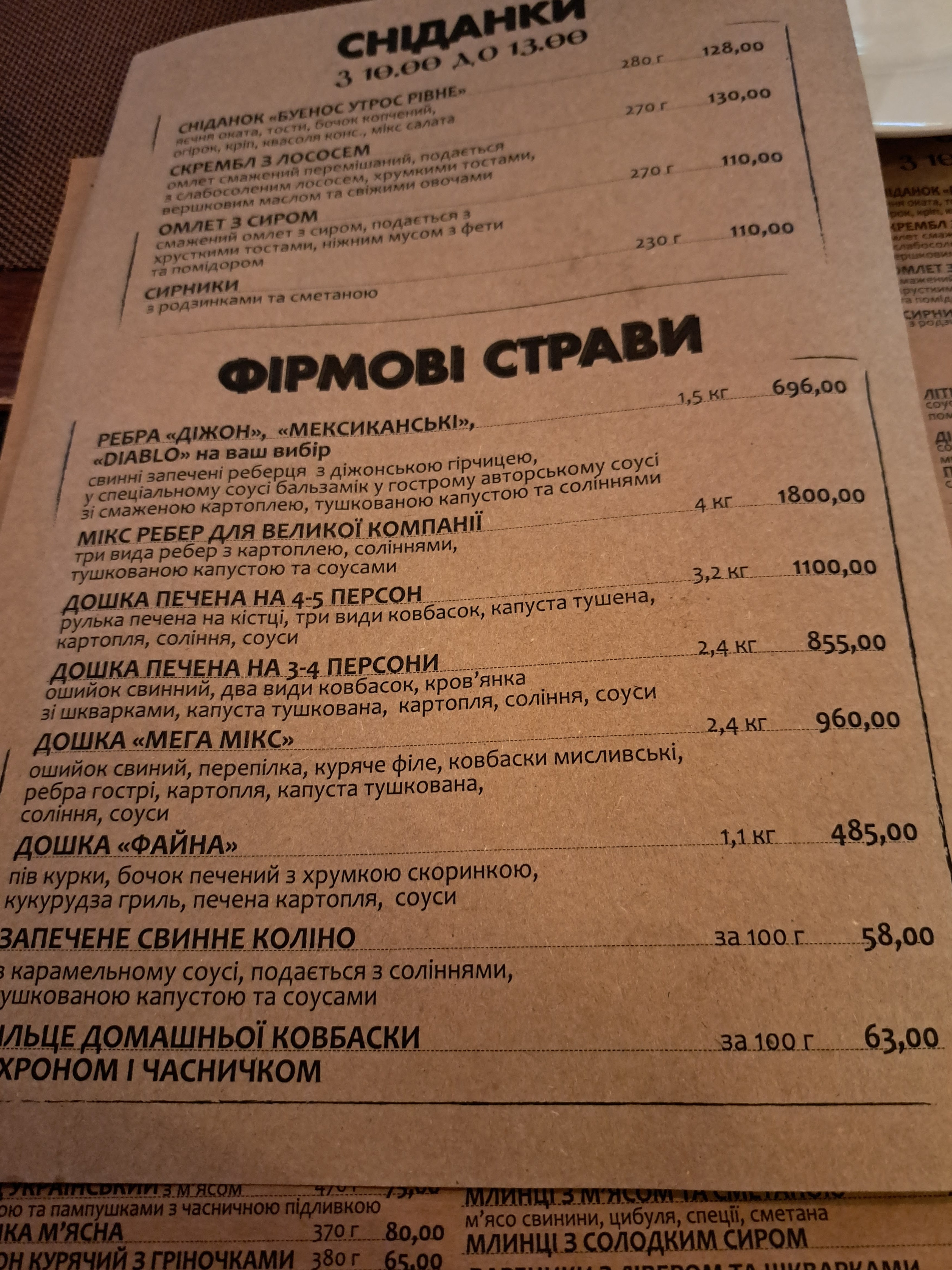 Kukhelʹ menu 9