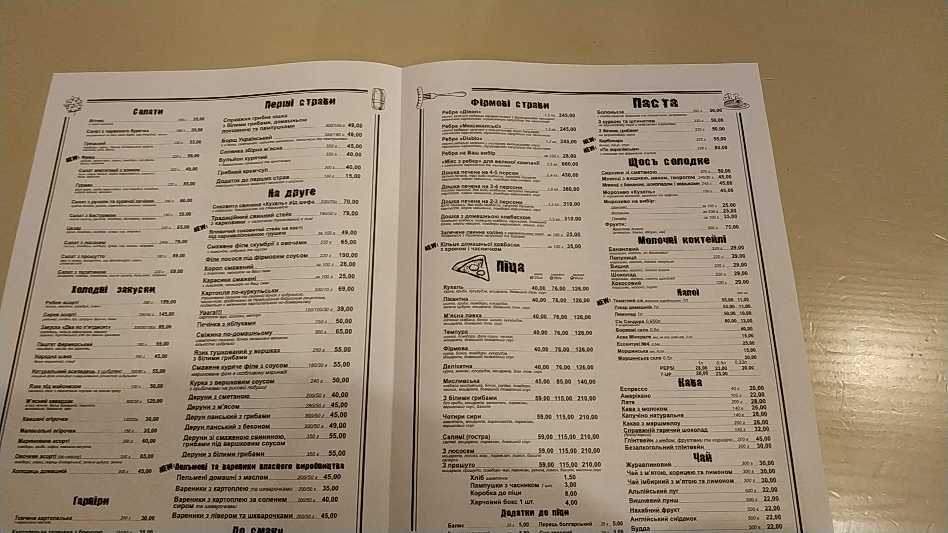 Kukhelʹ menu 11