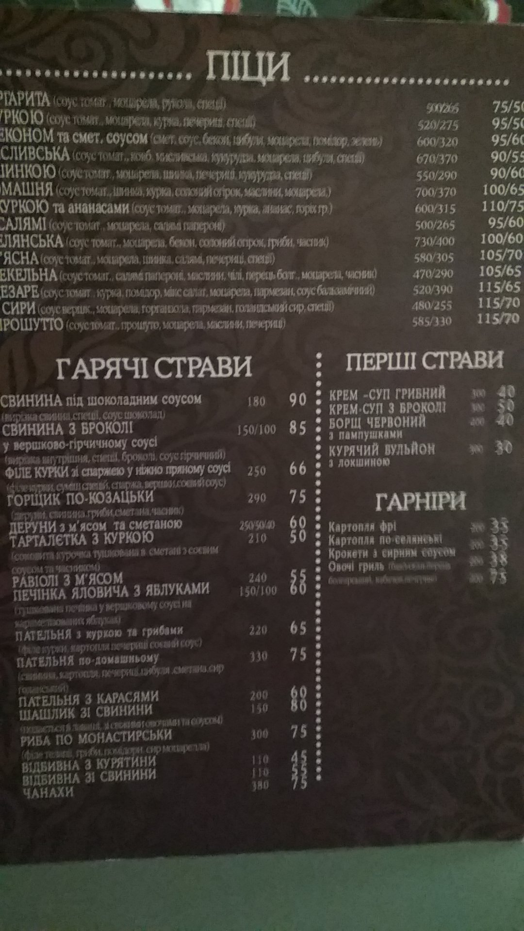 Zhar-Pizza menu 10