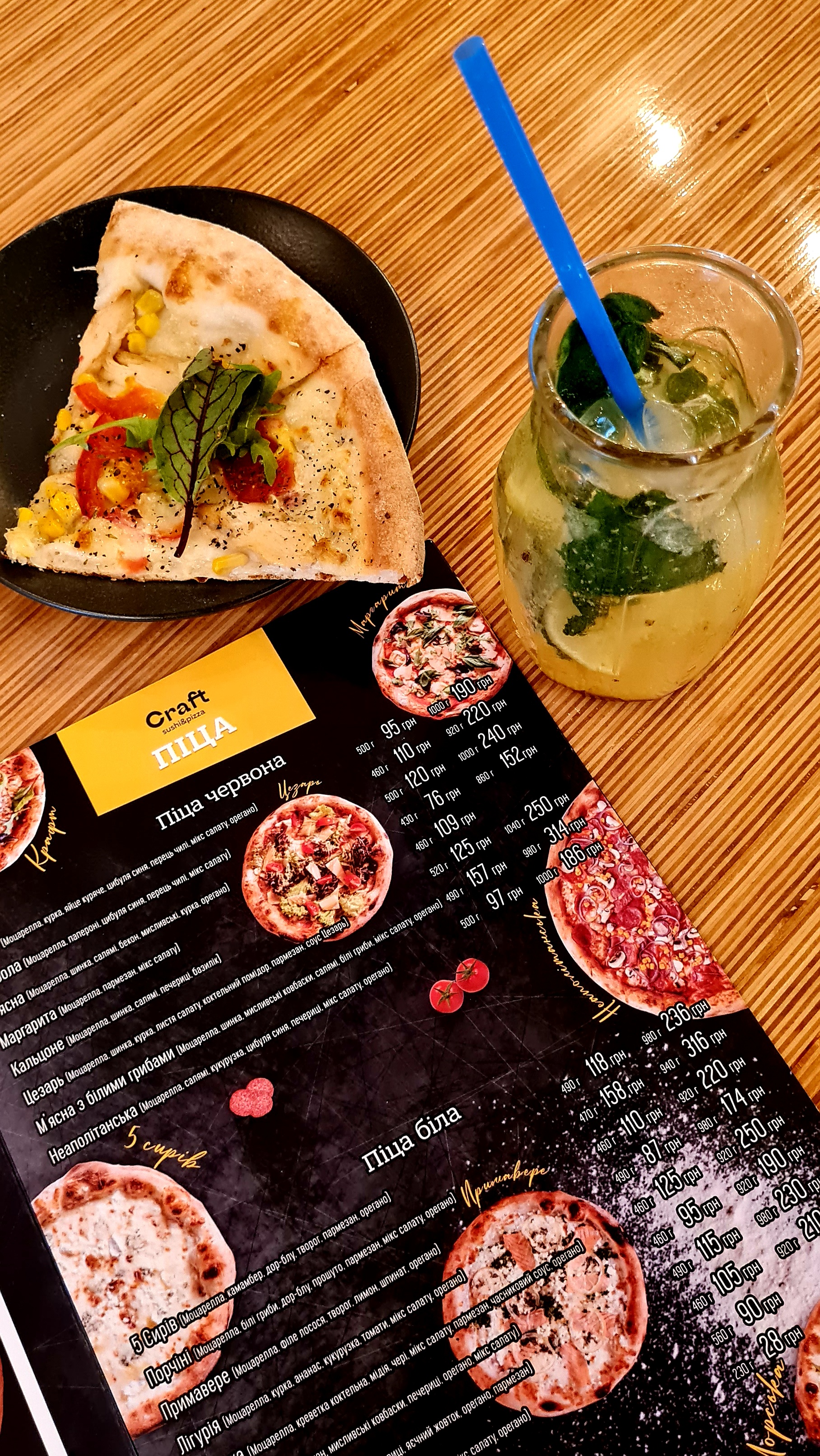 Craft Sushi & Pizza menu 5