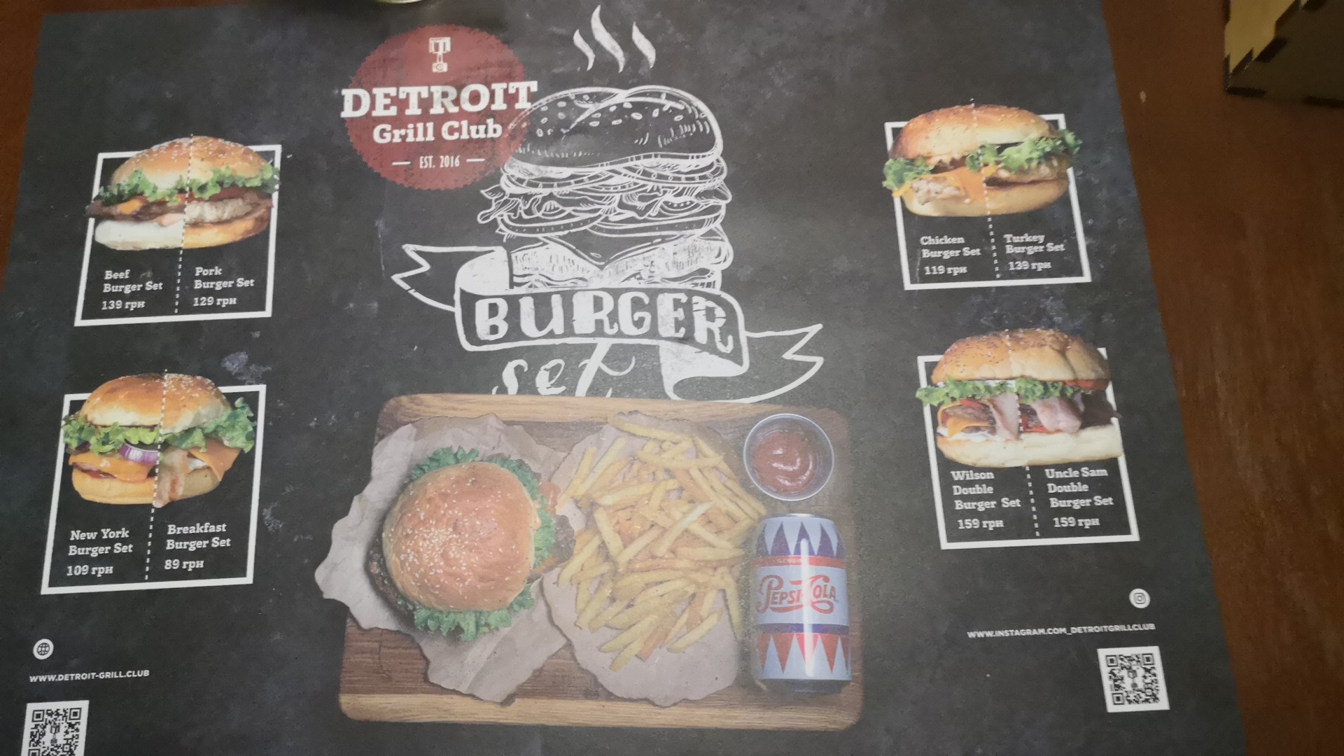 Detroyt menu 5