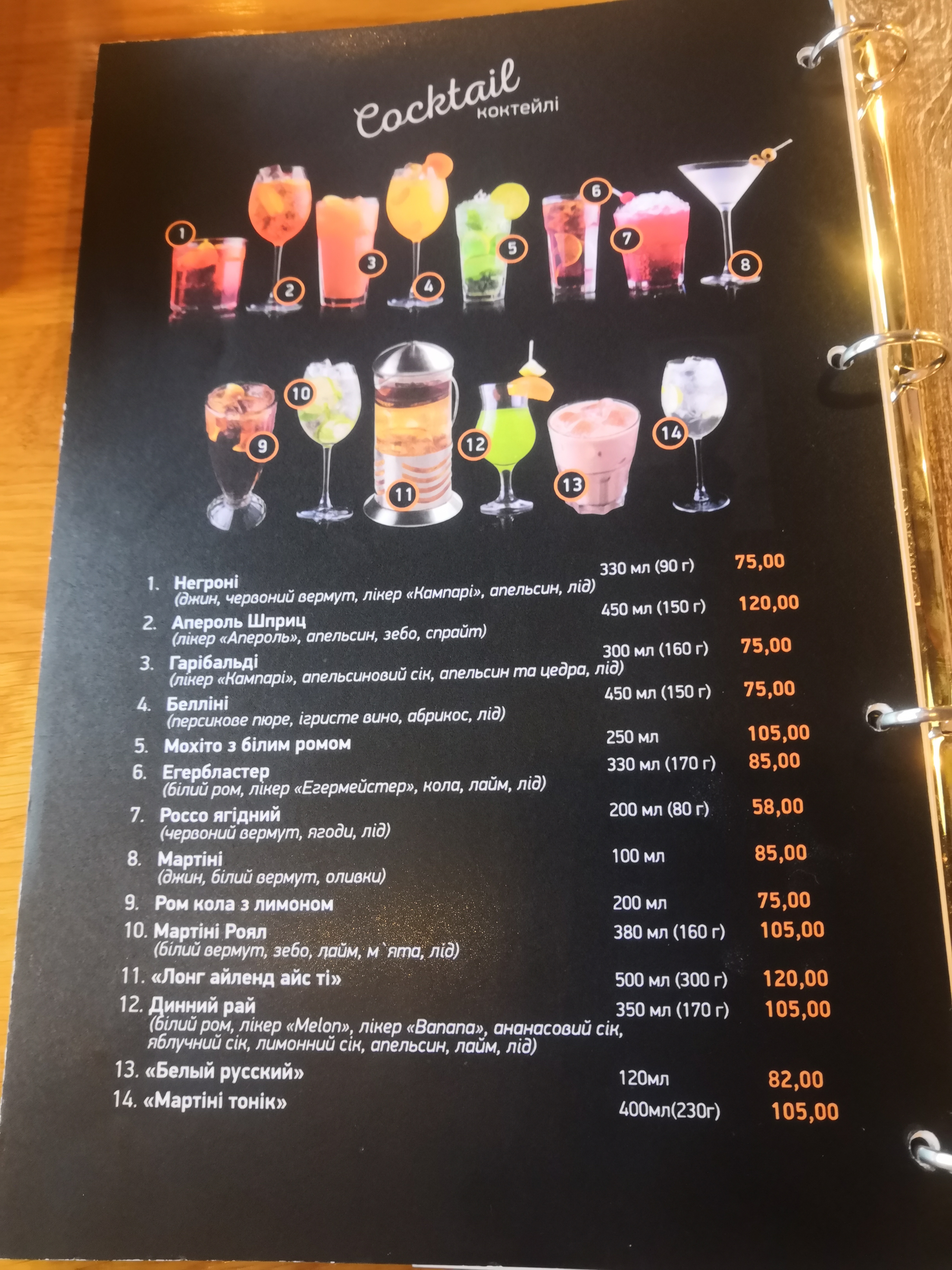 Piccolino Trattoria menu 4