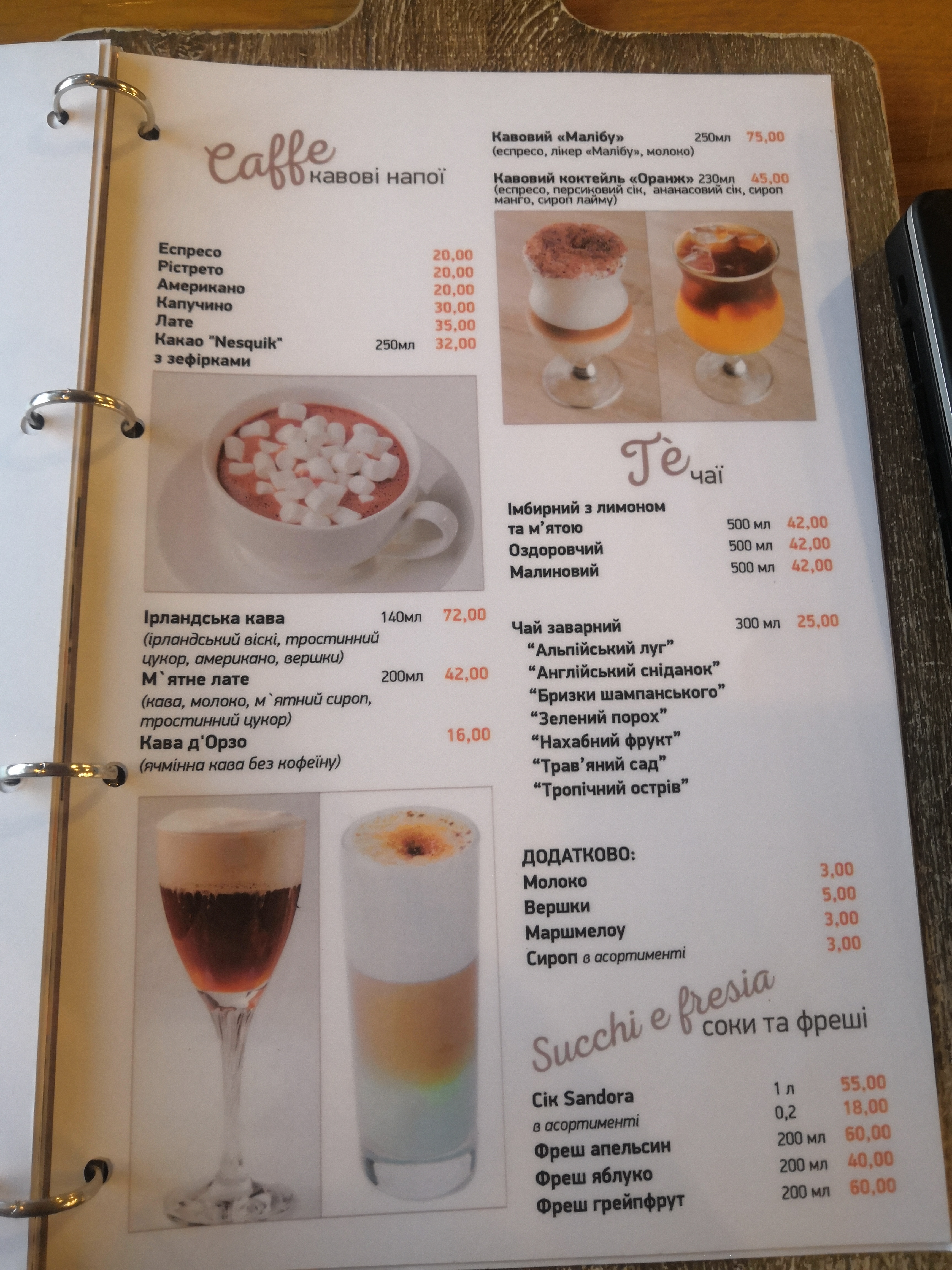 Piccolino Trattoria menu 6