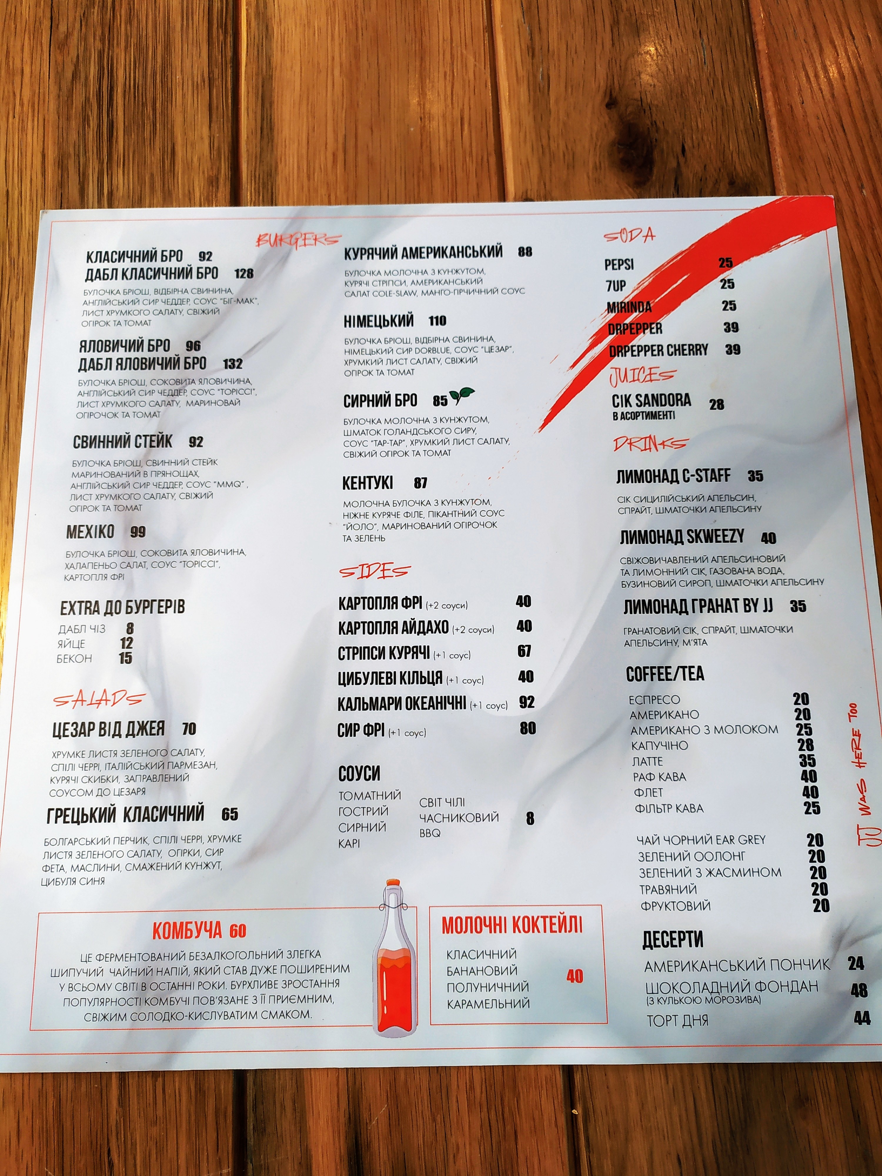 JJ'S.BURGERS menu 2