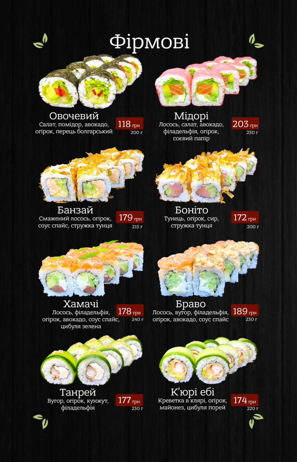 Pizza 57 menu 12