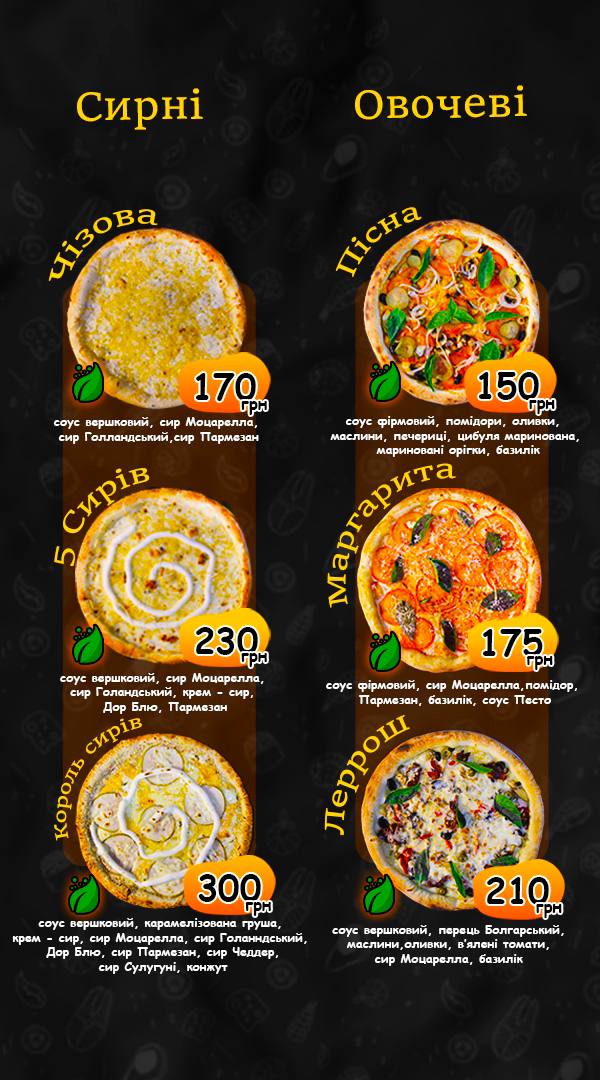 "Піца Паляниця + Суші" menu 2