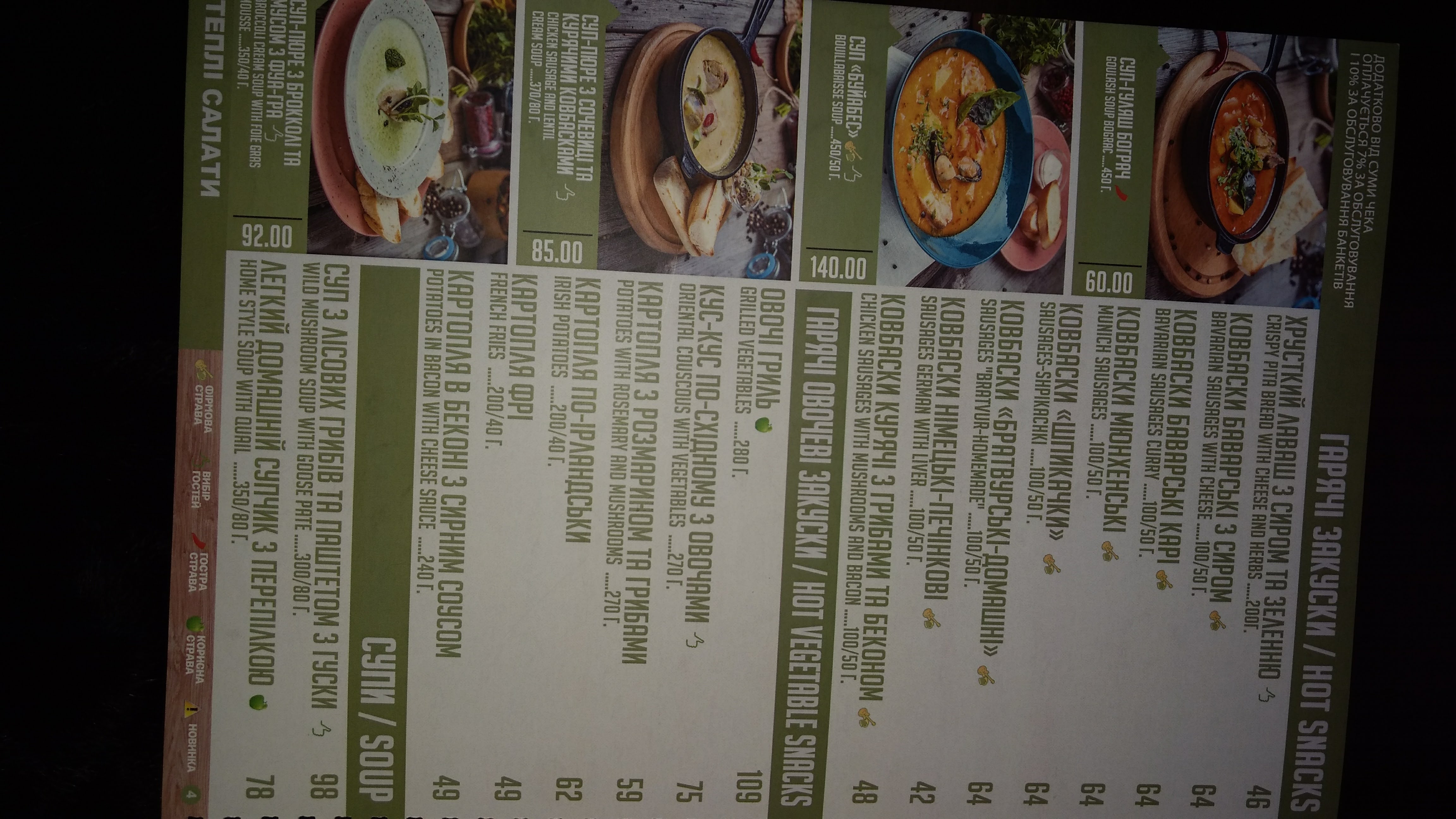 Beer & Blues menu 6