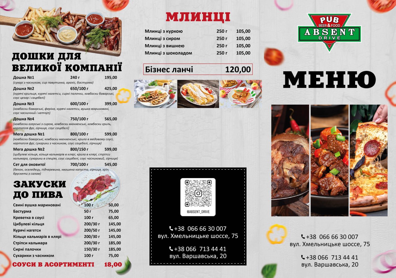 Absent Drive menu 3