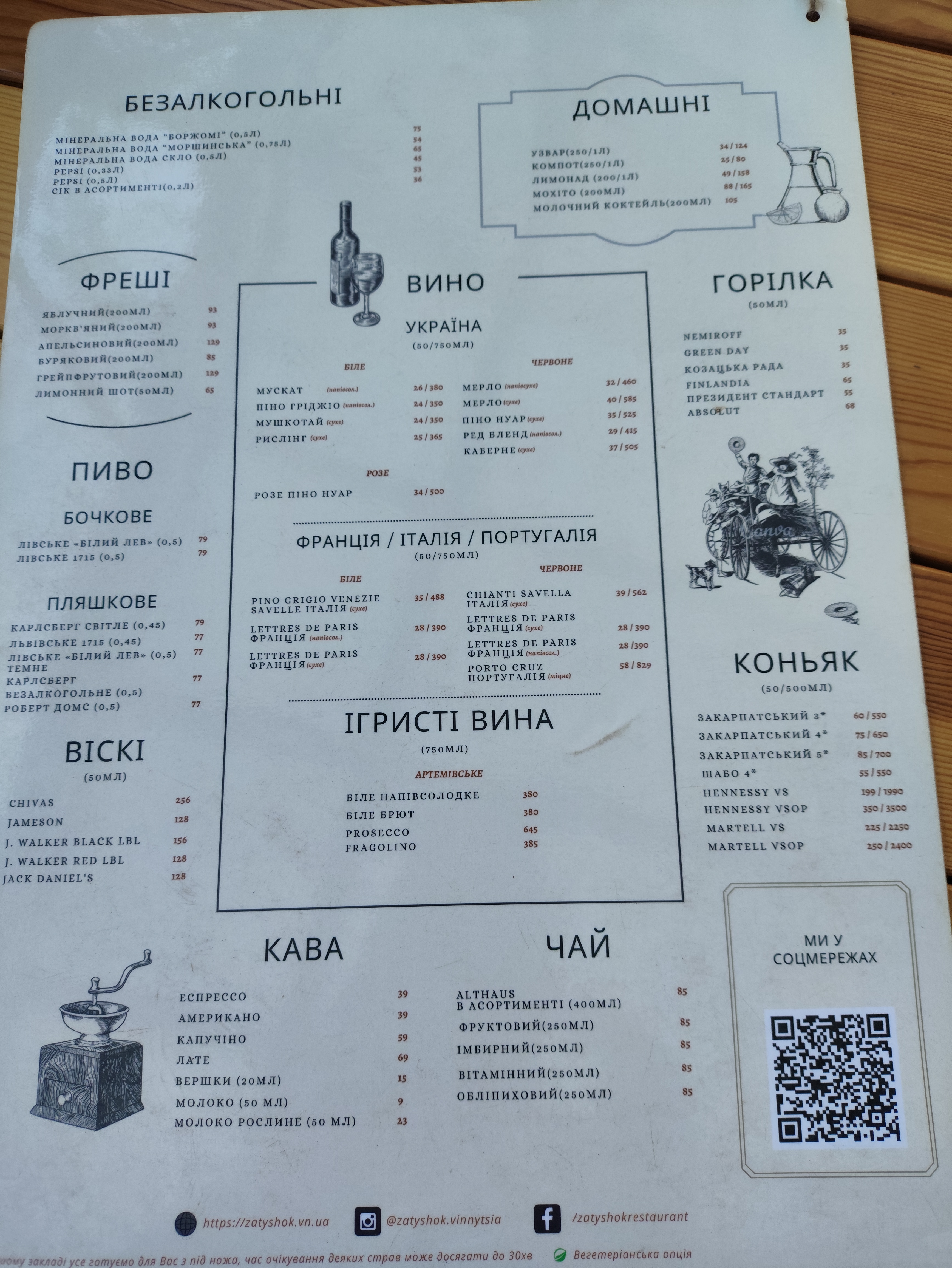 Затишний сімейний ресторан Melange menu 3