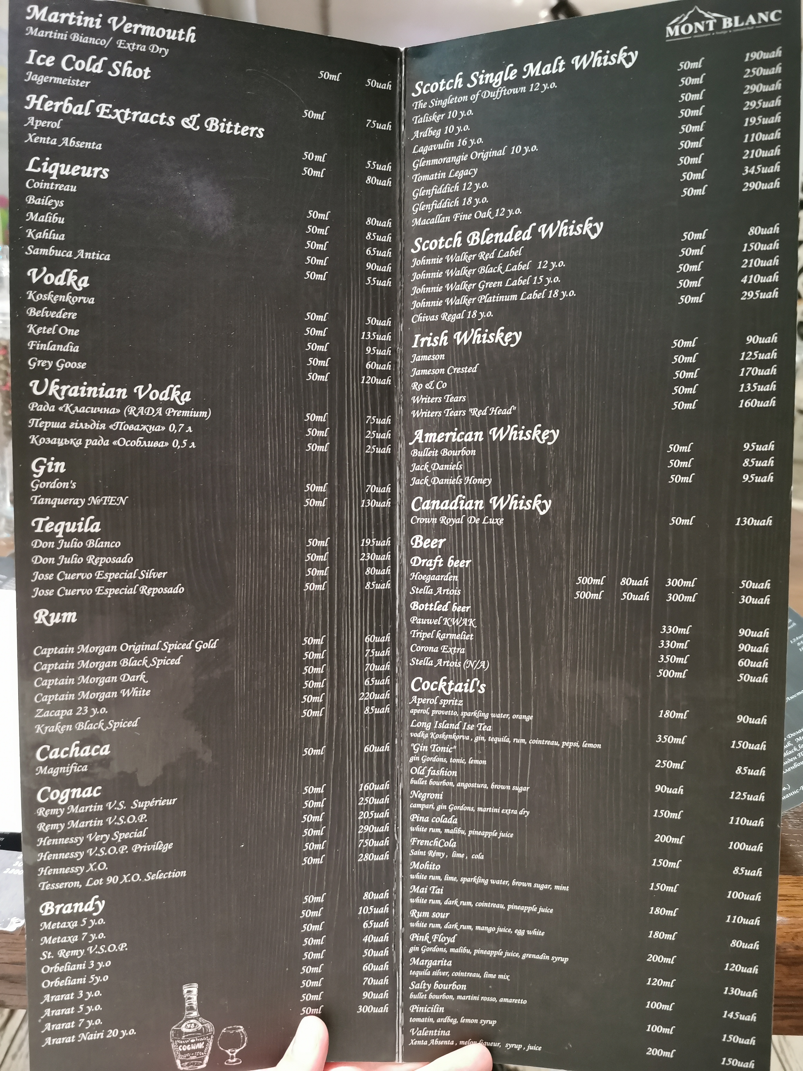 Monblan menu 6