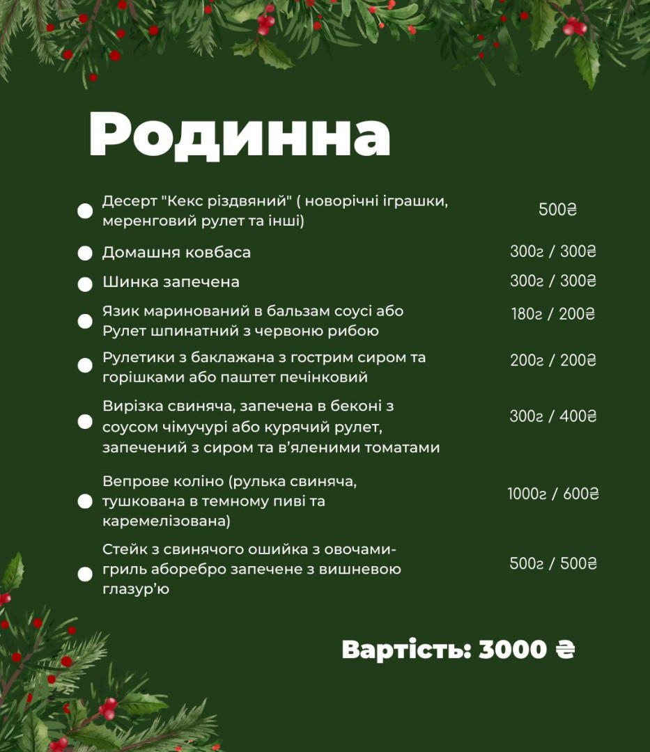 Restoratsiya Vltava menu 2