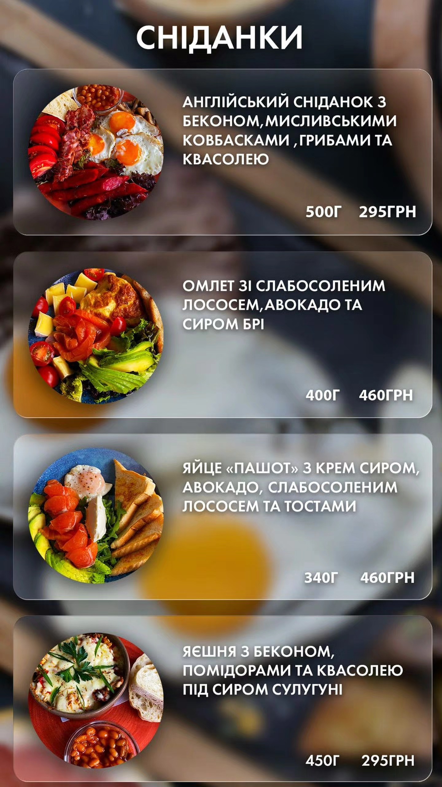 Квітень menu 2