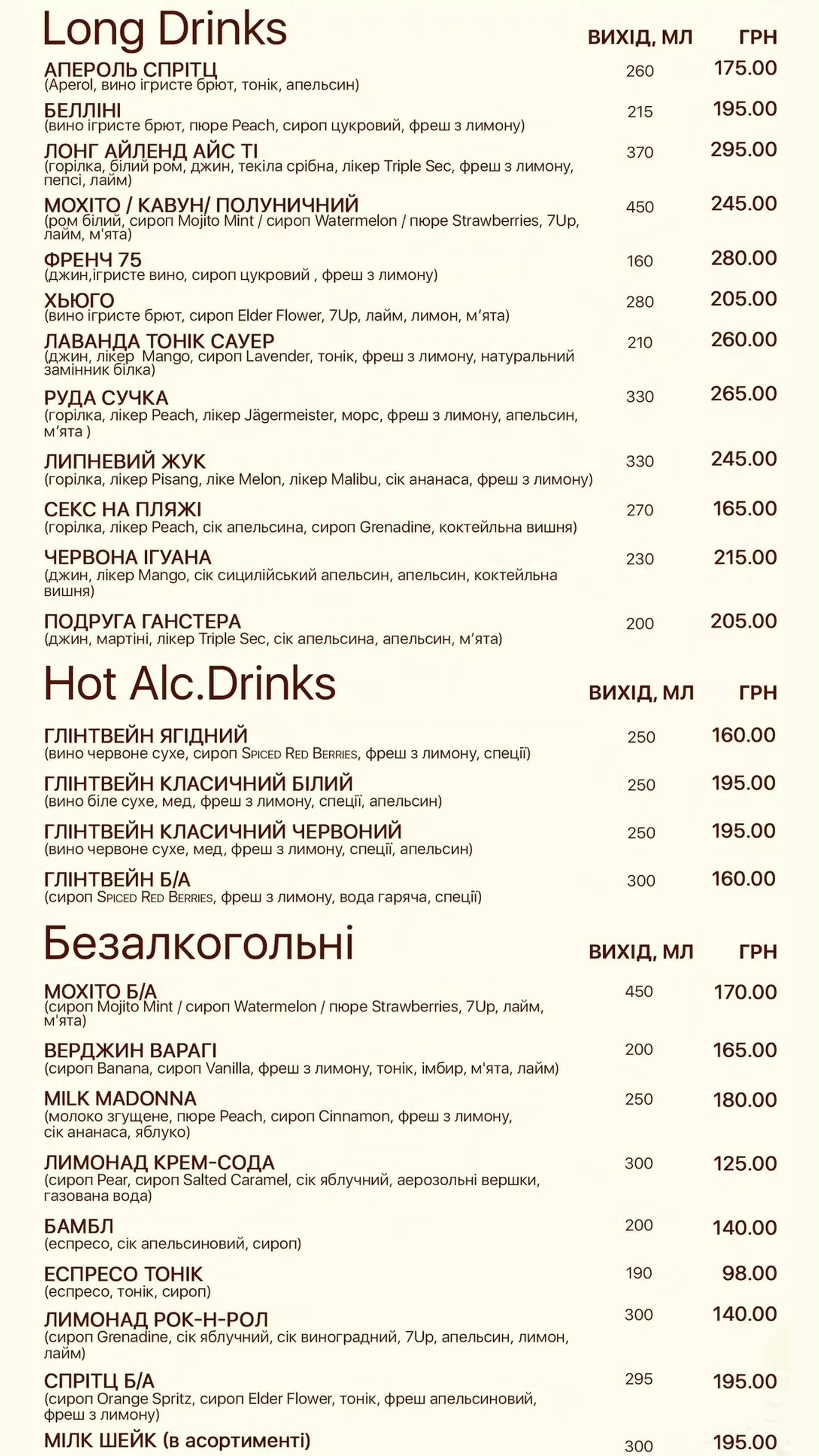 Квітень menu 3
