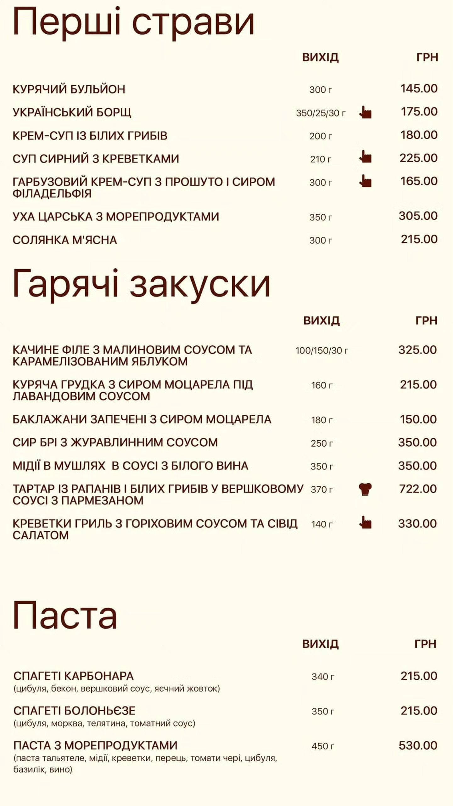 Квітень menu 11
