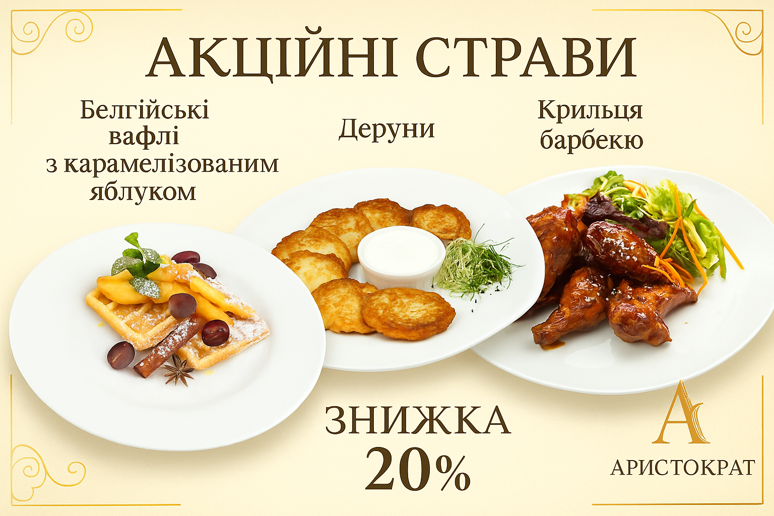Ресторан Аристократ menu 2