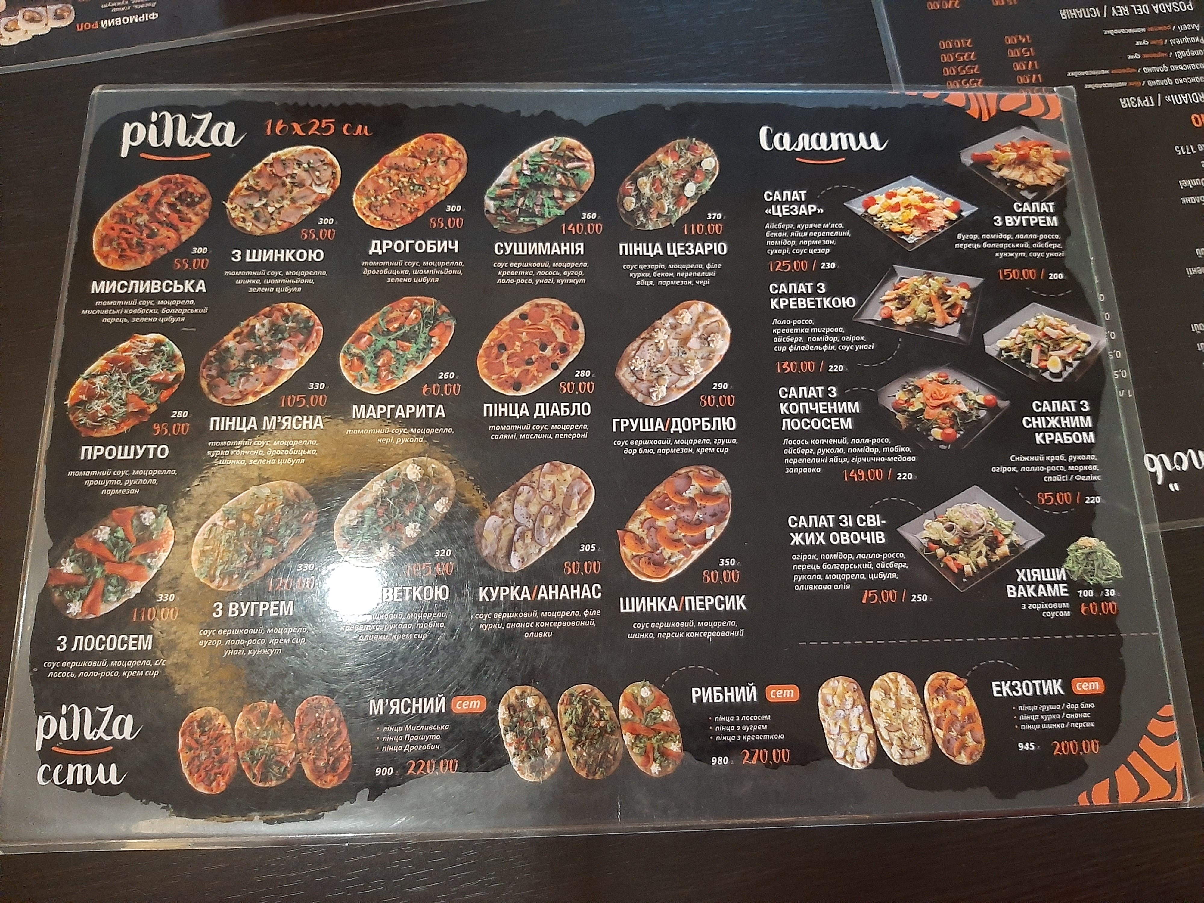 Sushiwin menu 6