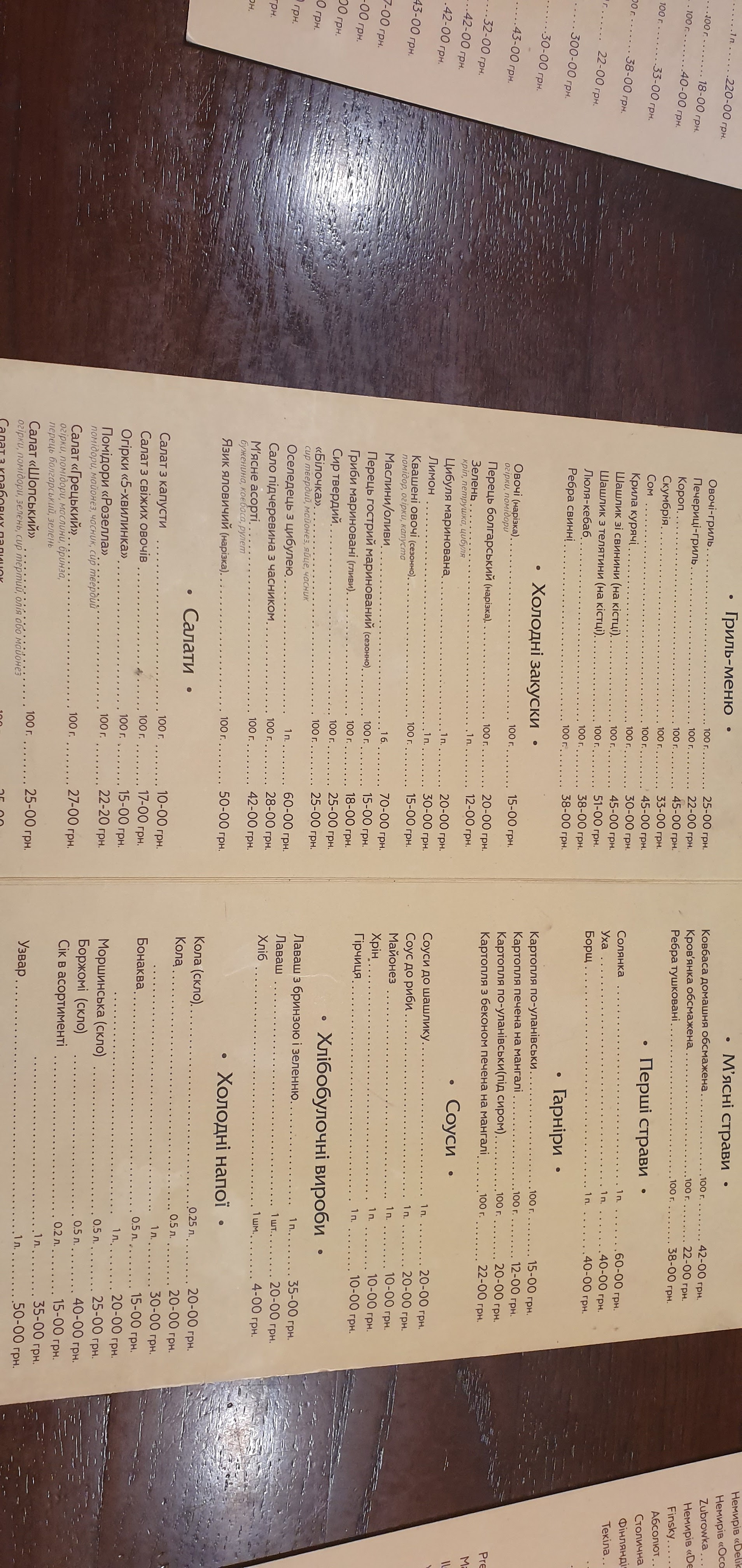 Z Ranku Do Nochi menu 11