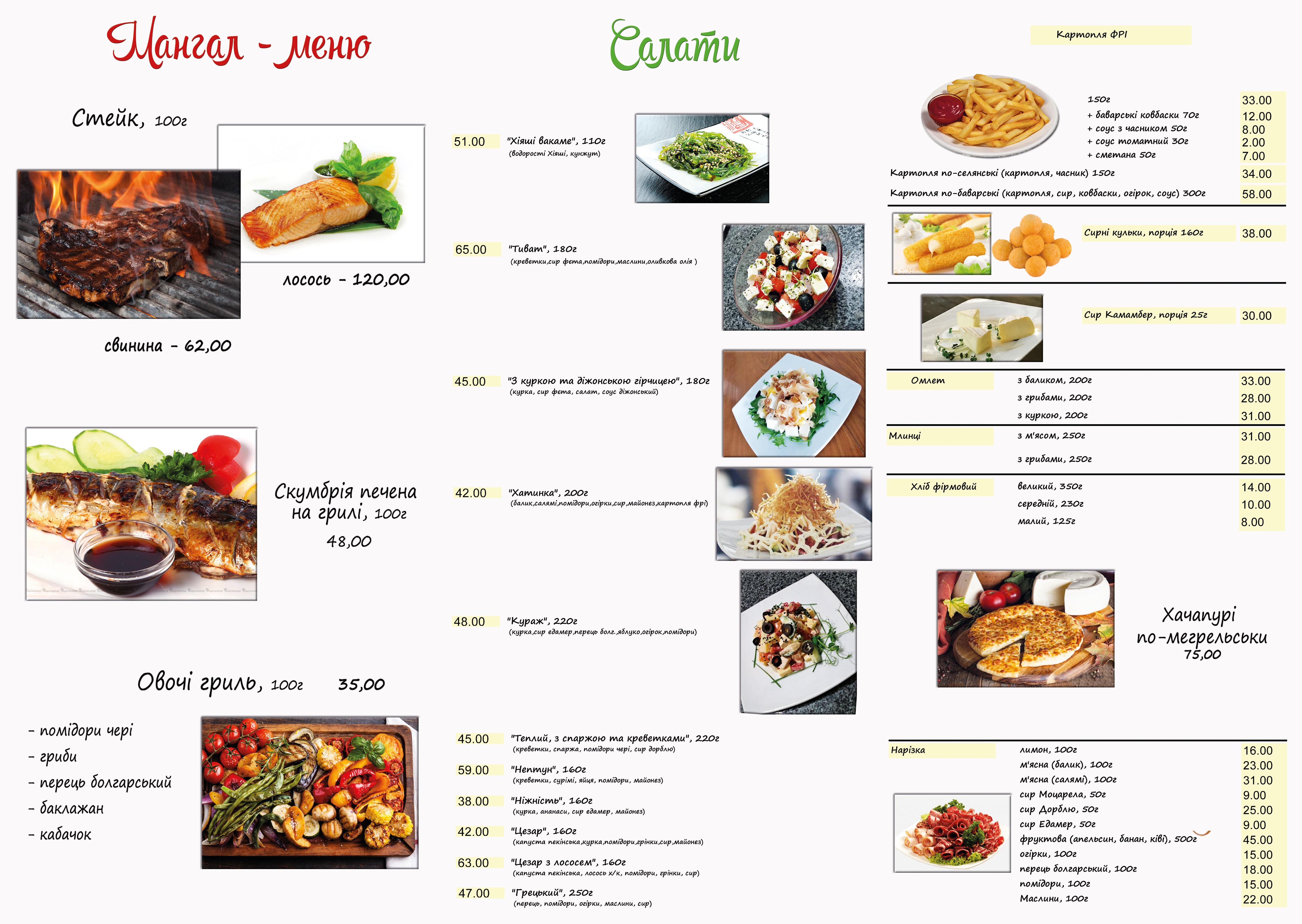 pizzeria Dvoryk menu 1